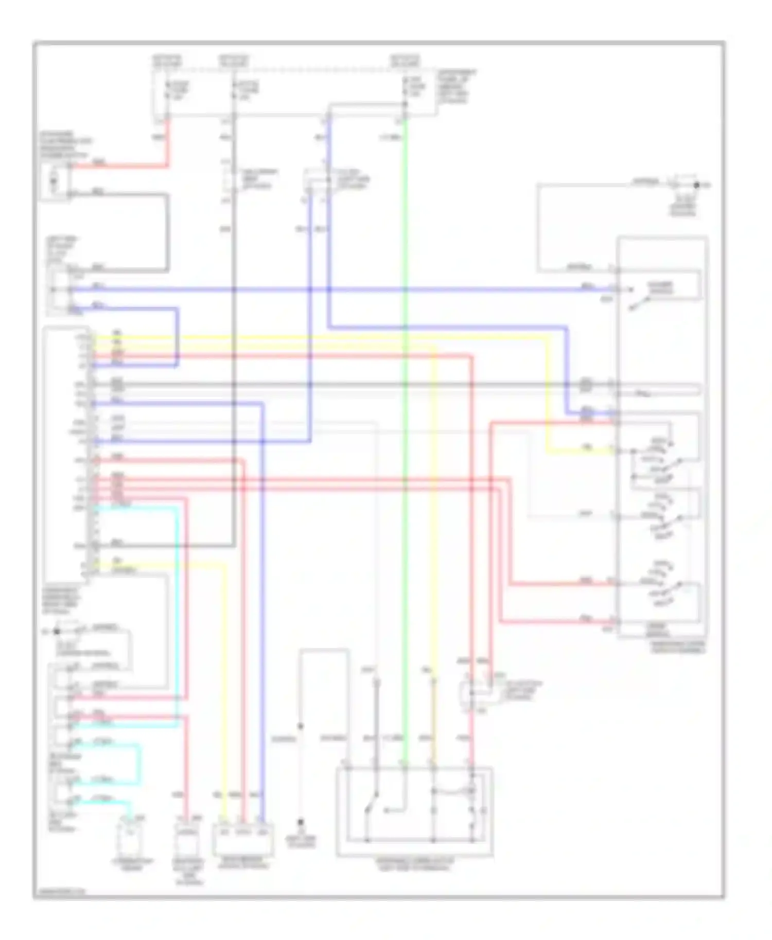 ES Lexus XV40 (2006-2009): Wiper/washer circuit (1 of 2)