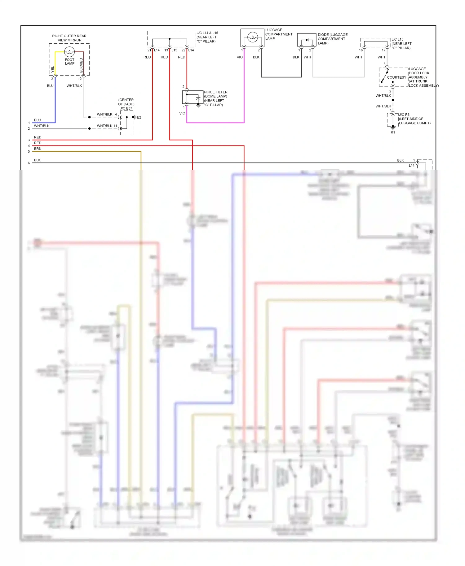 Wiring diagram blu for Lexus ES XV40 (2006-2009) (32 of 72)