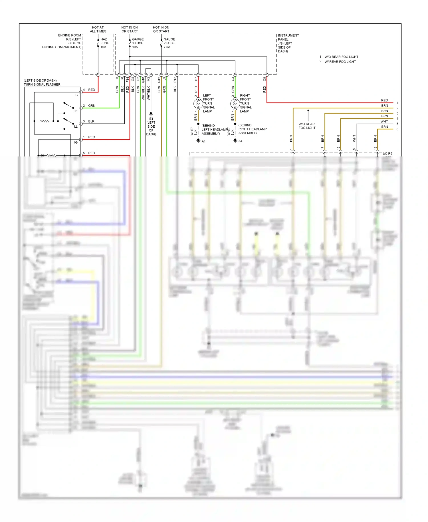 Wiring diagram brn for Lexus ES XV40 (2006-2009) (22 of 81)