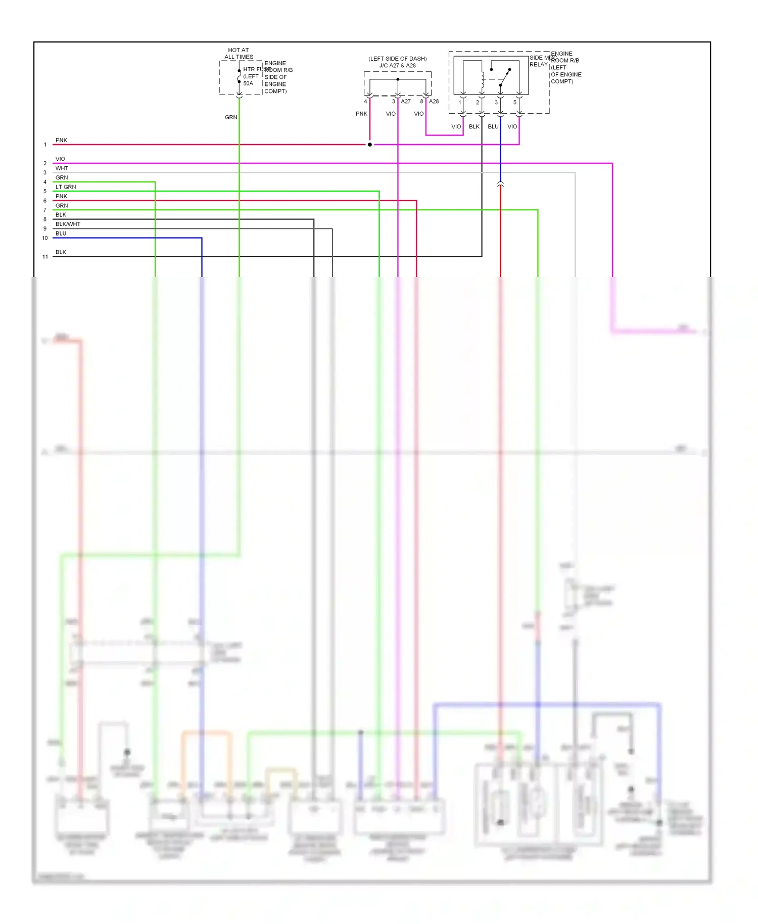 Wiring diagram brn for Lexus ES XV40 (2006-2009) (4 of 81)