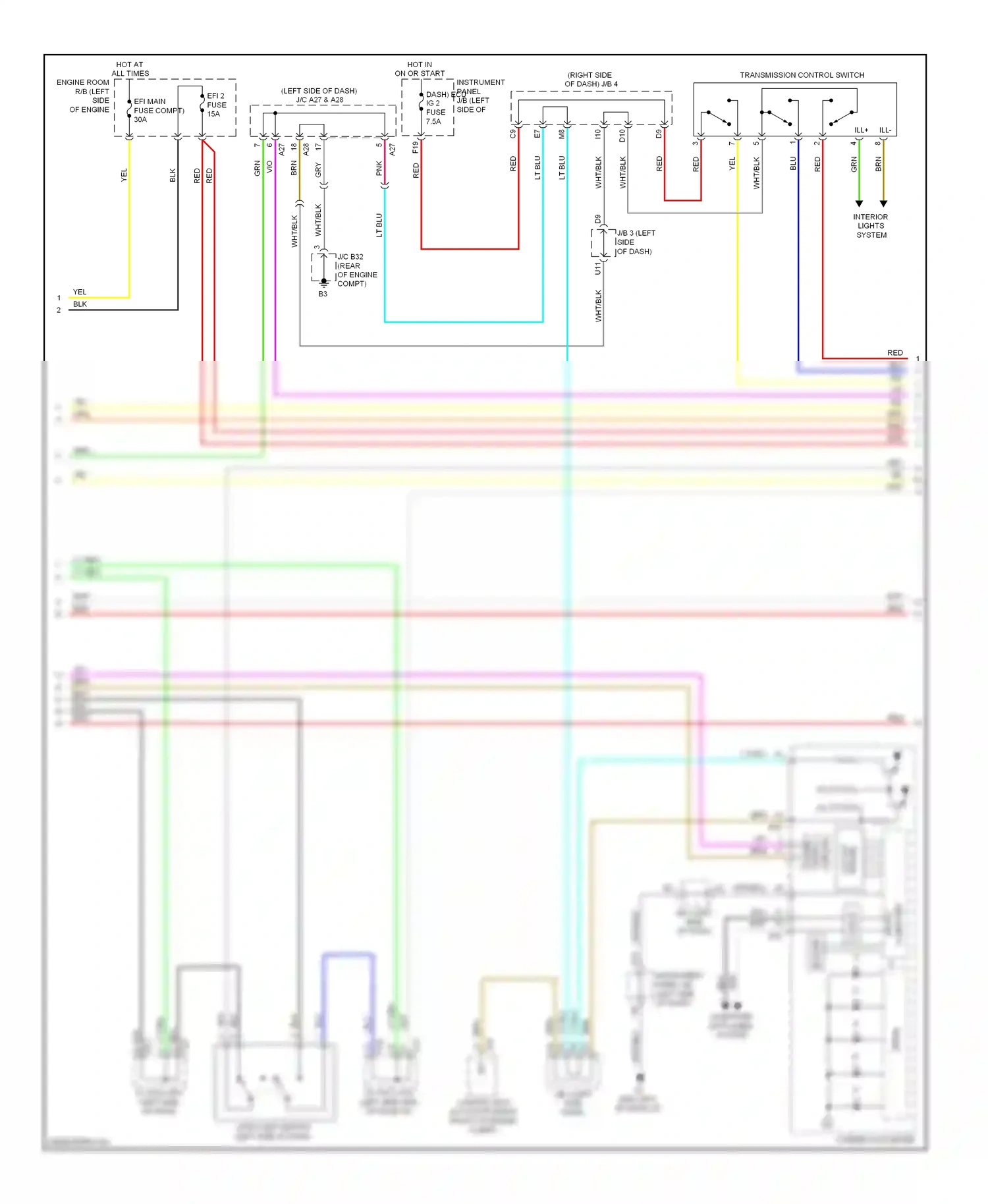 Wiring diagram brn for Lexus ES XV40 (2006-2009) (72 of 81)