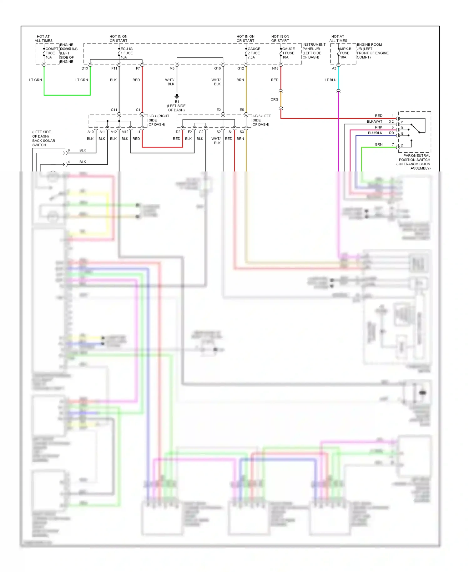 Wiring diagram drive ic for Lexus ES XV40 (2006-2009) (9 of 15)