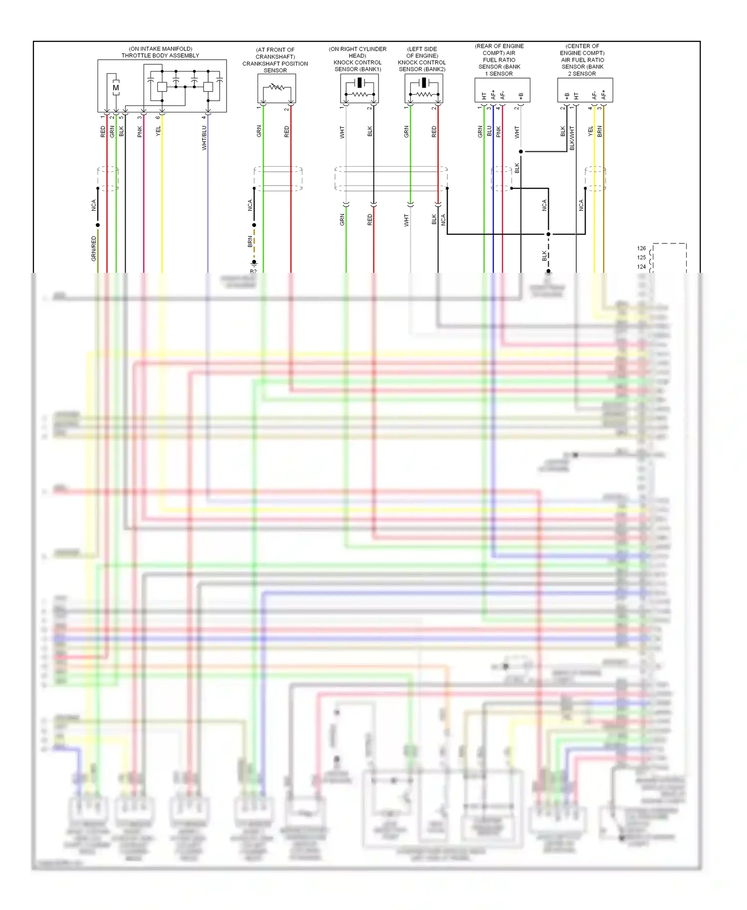 Wiring diagram ex+ for Lexus ES XV40 (2006-2009) (1 of 1)