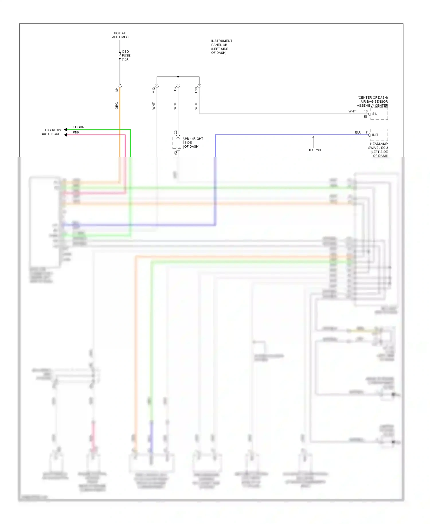 Wiring diagram grn for Lexus ES XV40 (2006-2009) (17 of 75)