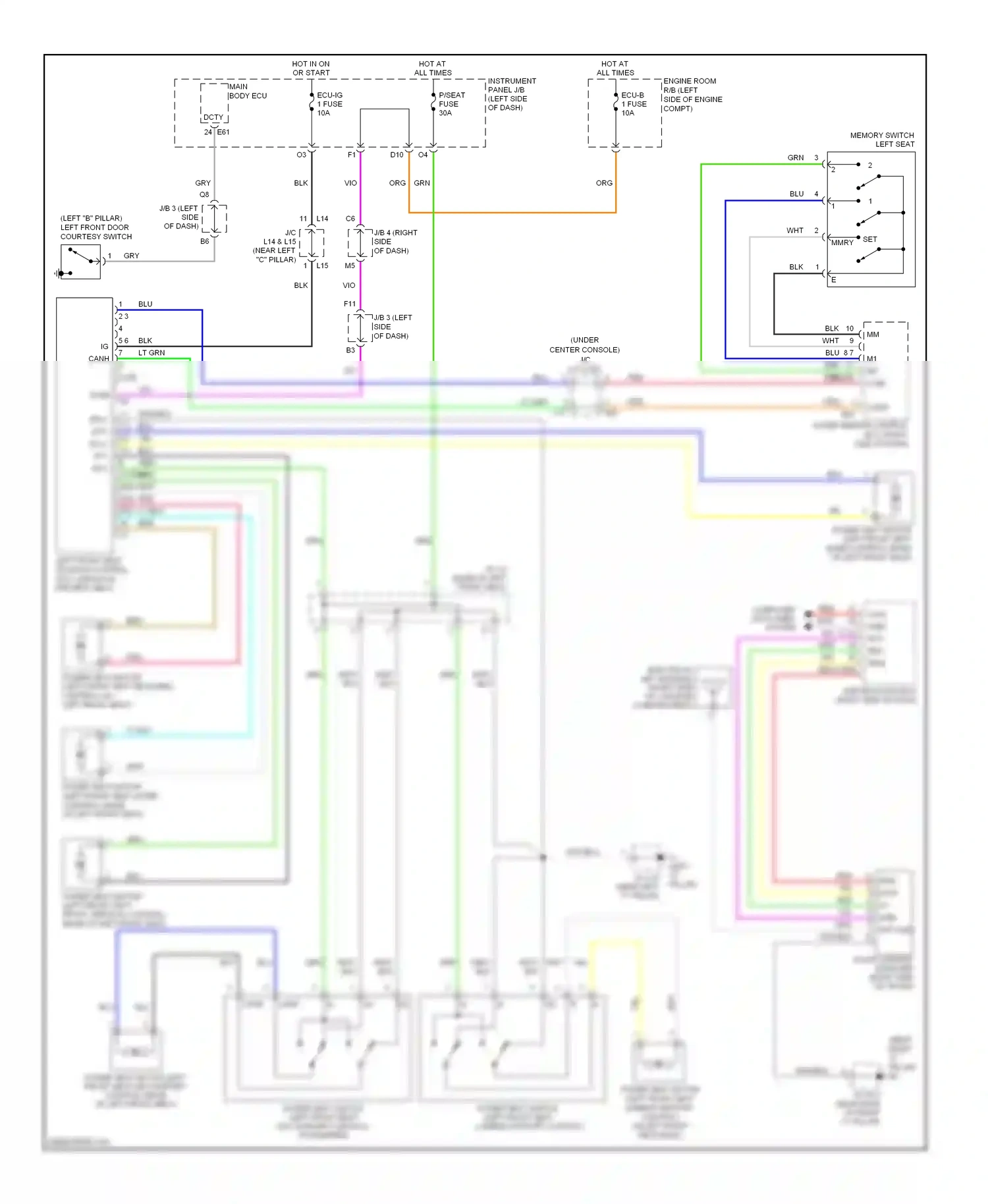 Wiring diagram grn for Lexus ES XV40 (2006-2009) (39 of 75)