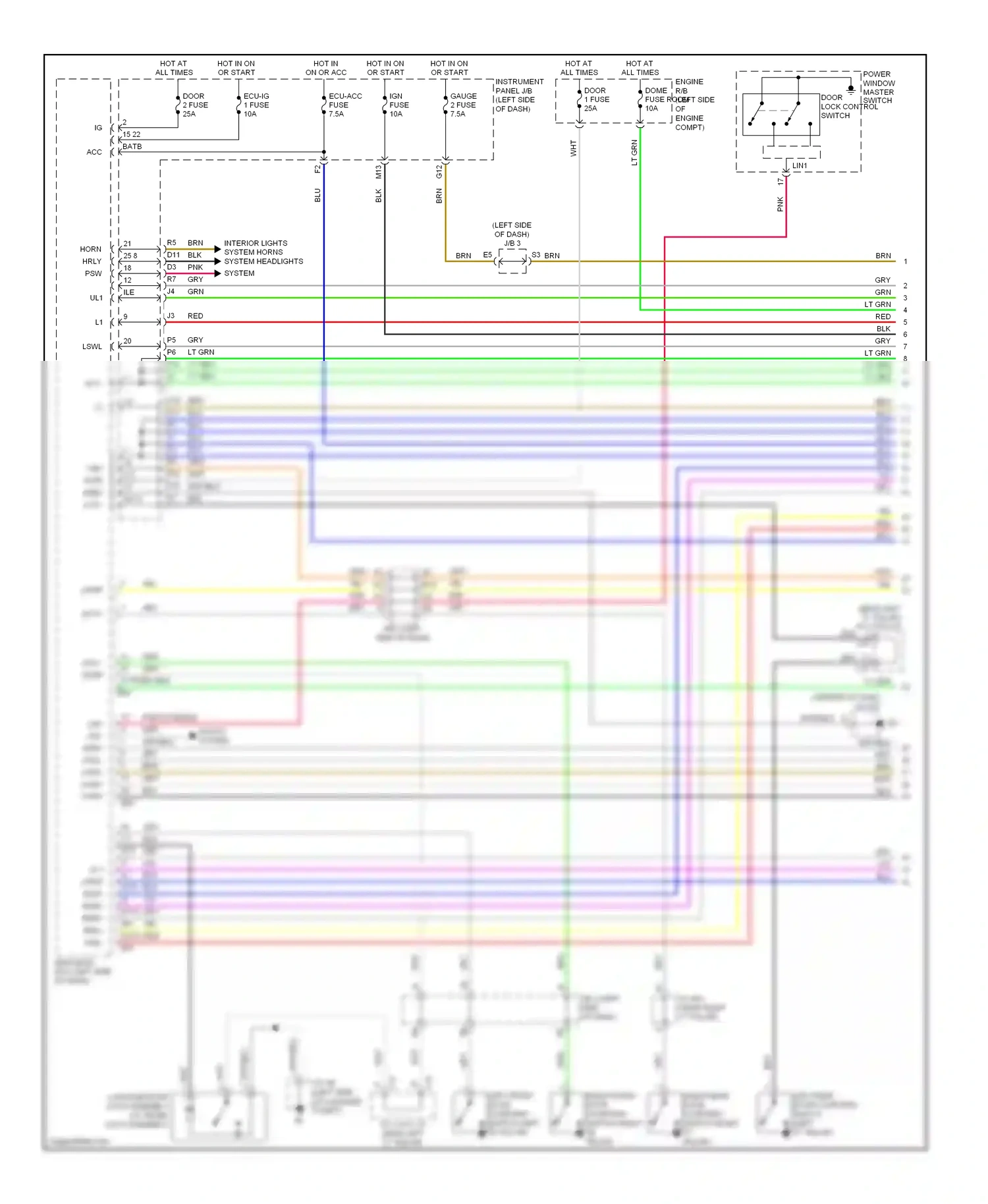 Wiring diagram gry for Lexus ES XV40 (2006-2009) (6 of 64)