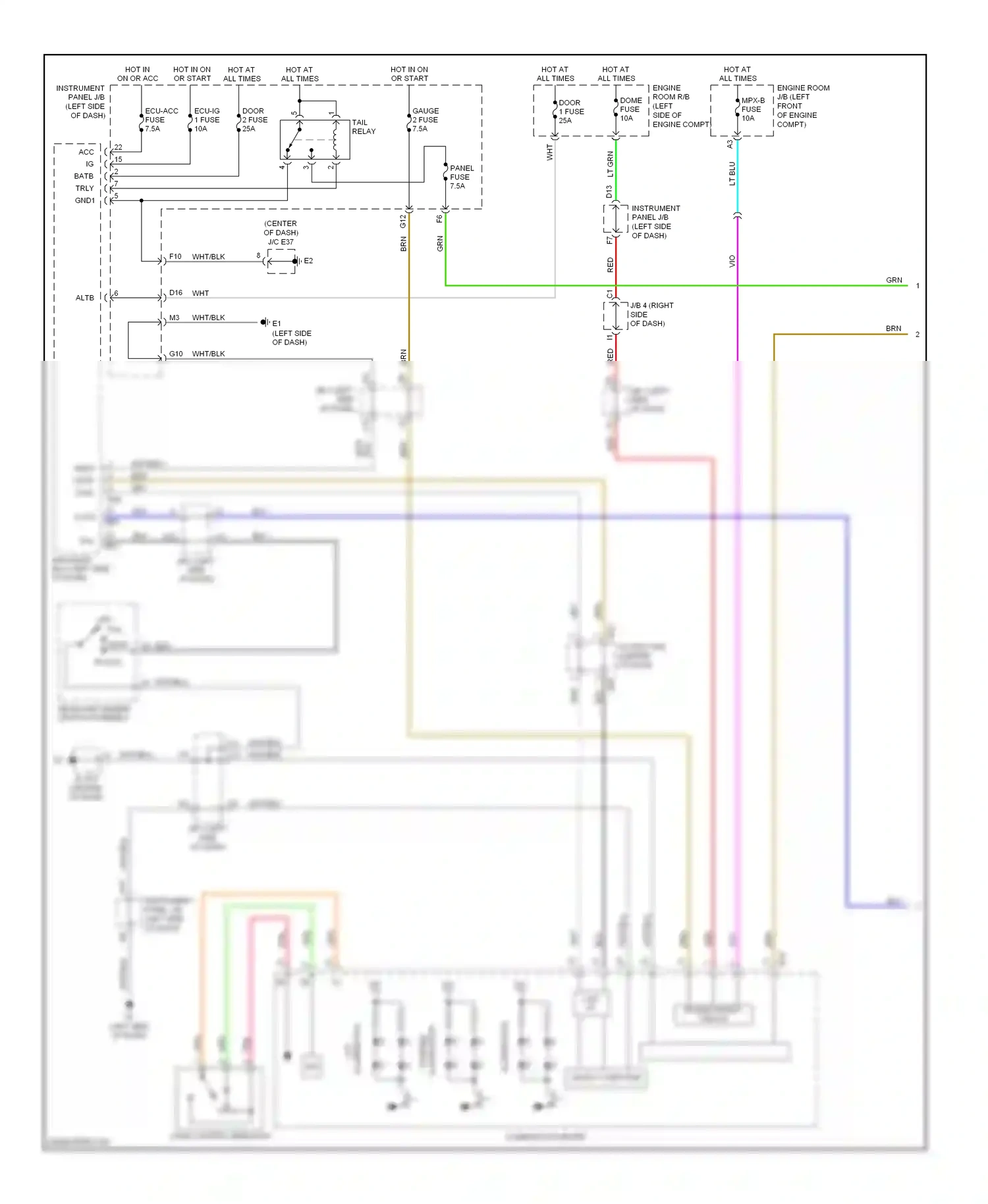 Wiring diagram lt blu for Lexus ES XV40 (2006-2009) (15 of 36)