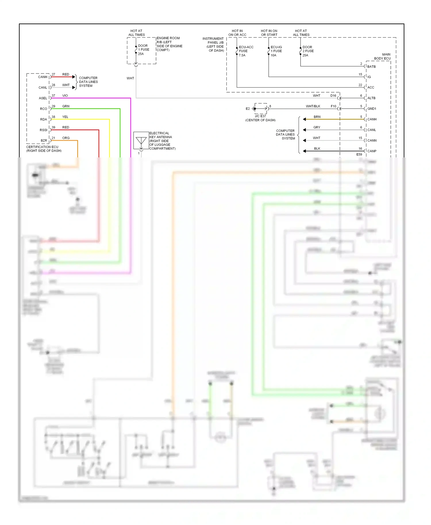 Wiring diagram org/ for Lexus ES XV40 (2006-2009) (32 of 58)