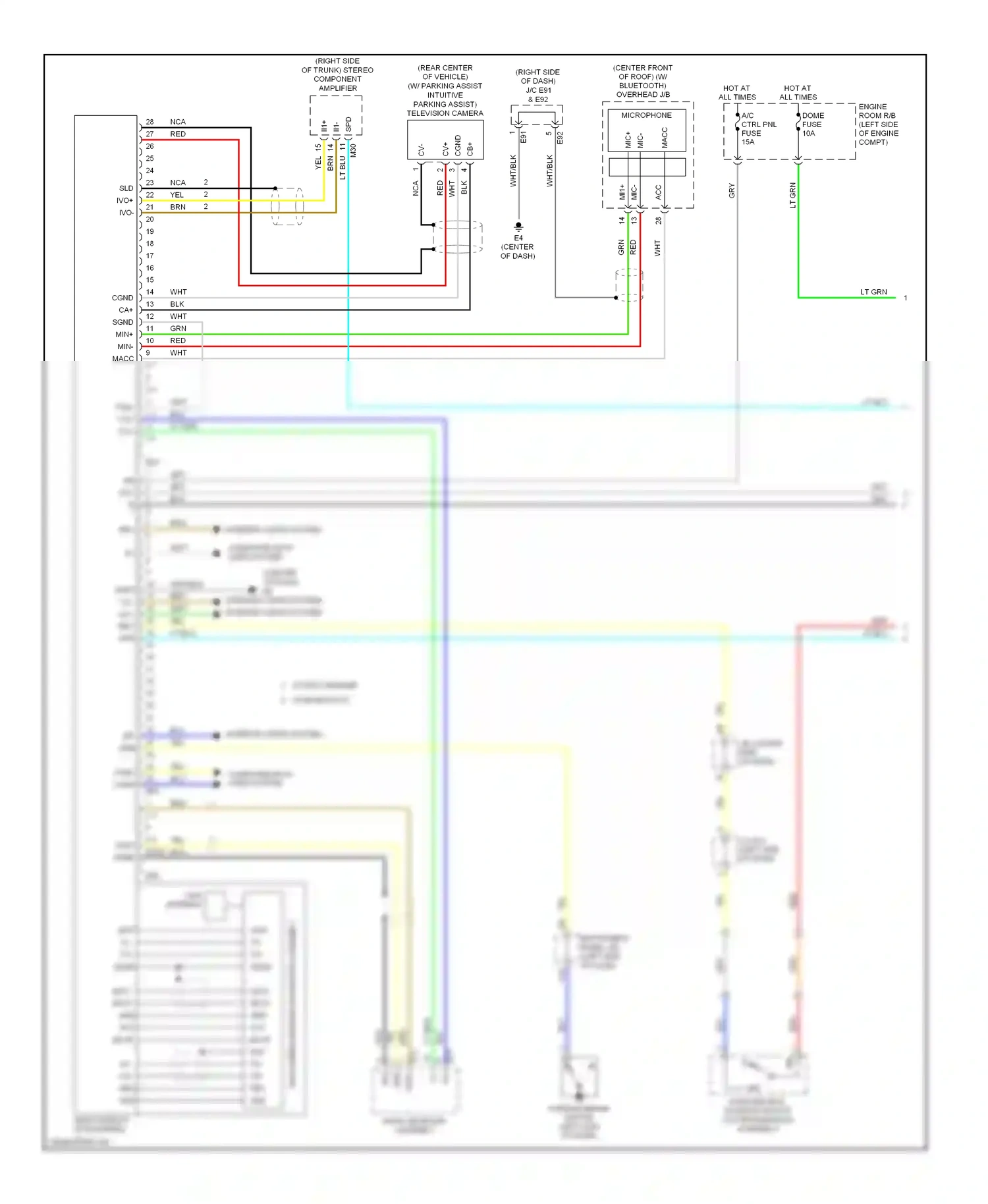 Wiring diagram wht for Lexus ES XV40 (2006-2009) (47 of 87)