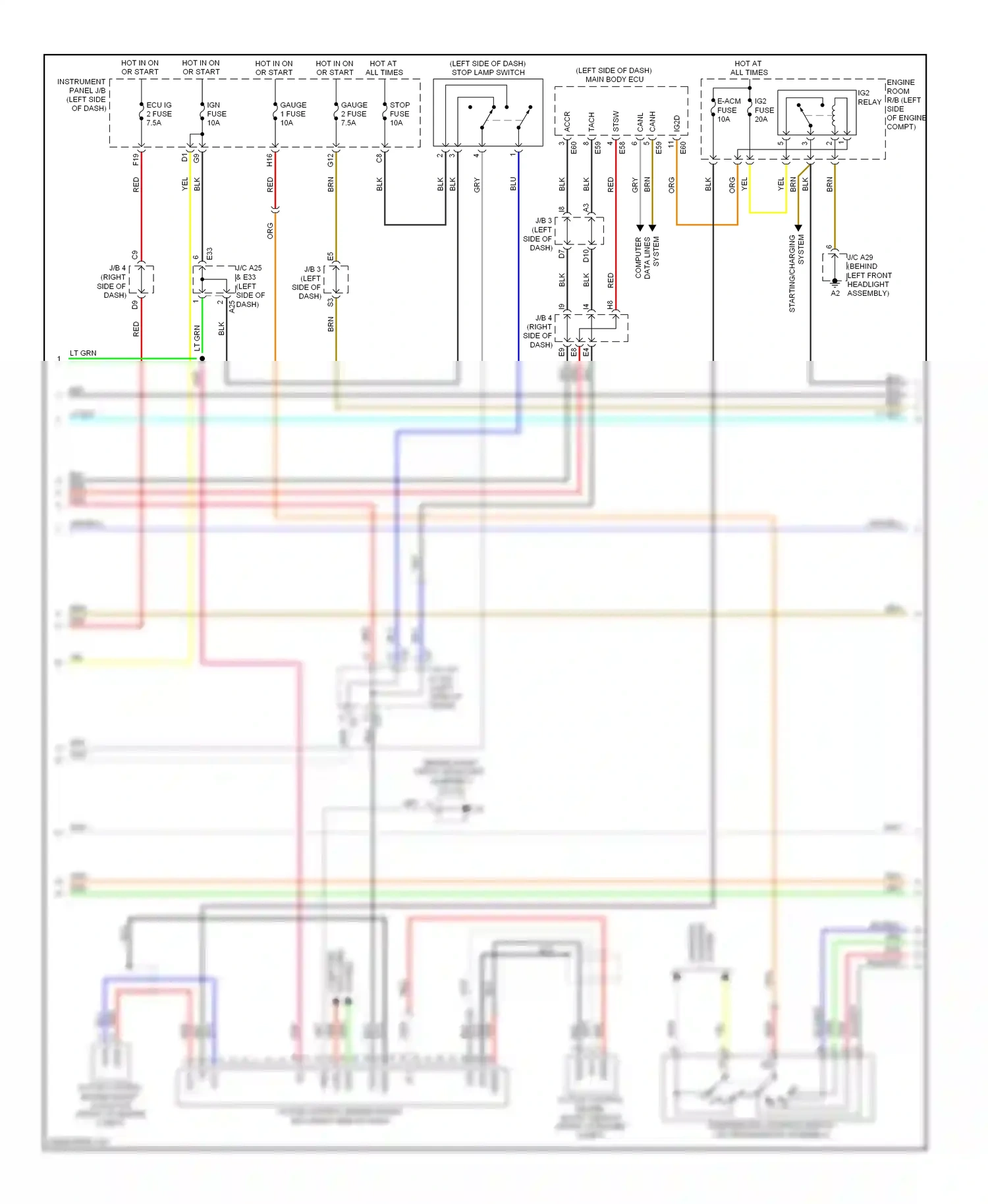 Wiring diagram wht for Lexus ES XV40 (2006-2009) (27 of 87)