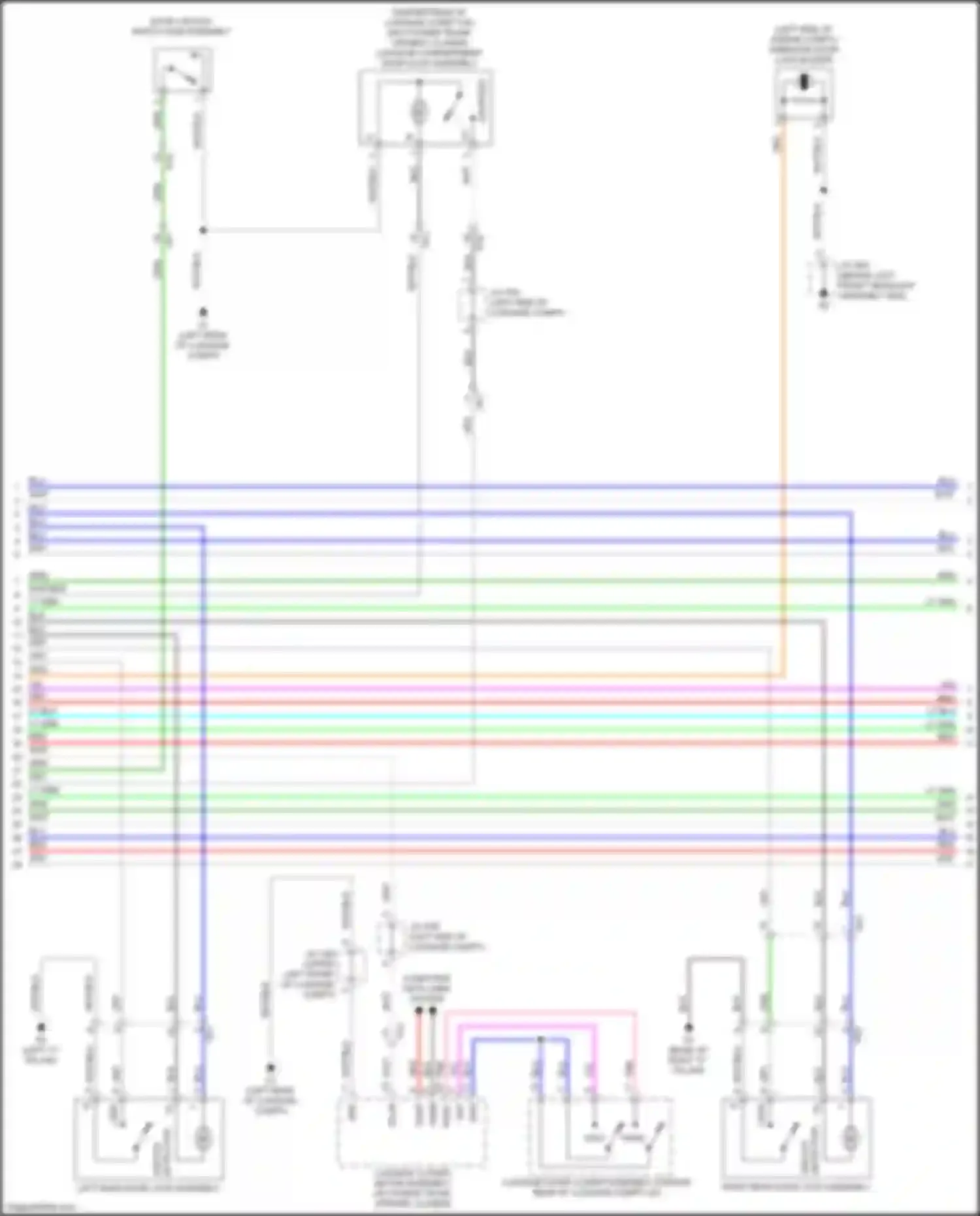 ES Lexus XV60 facelift (2015-2018): Forced entry circuit (2 of 7)