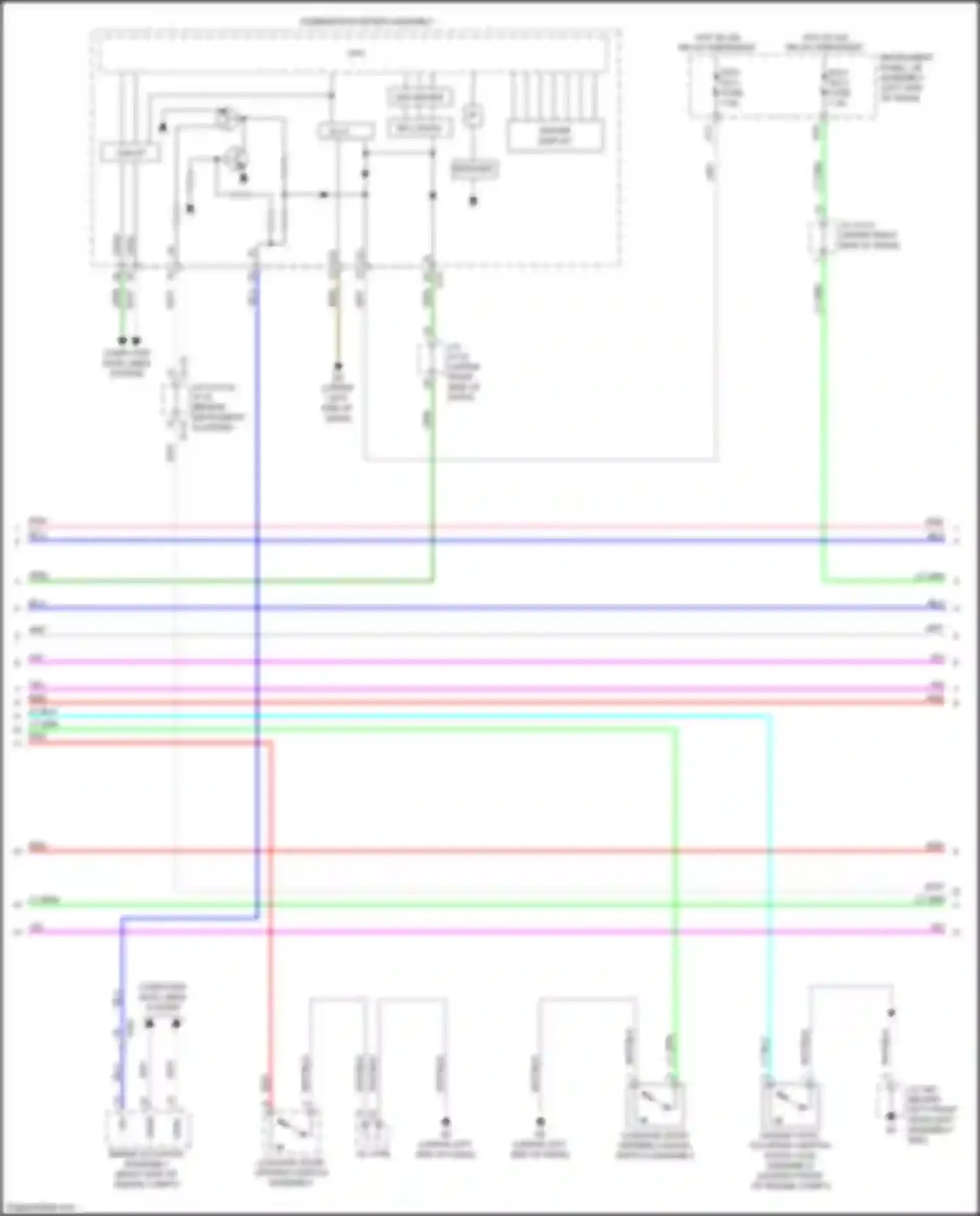 ES Lexus XV60 facelift (2015-2018): Forced entry circuit (4 of 7)
