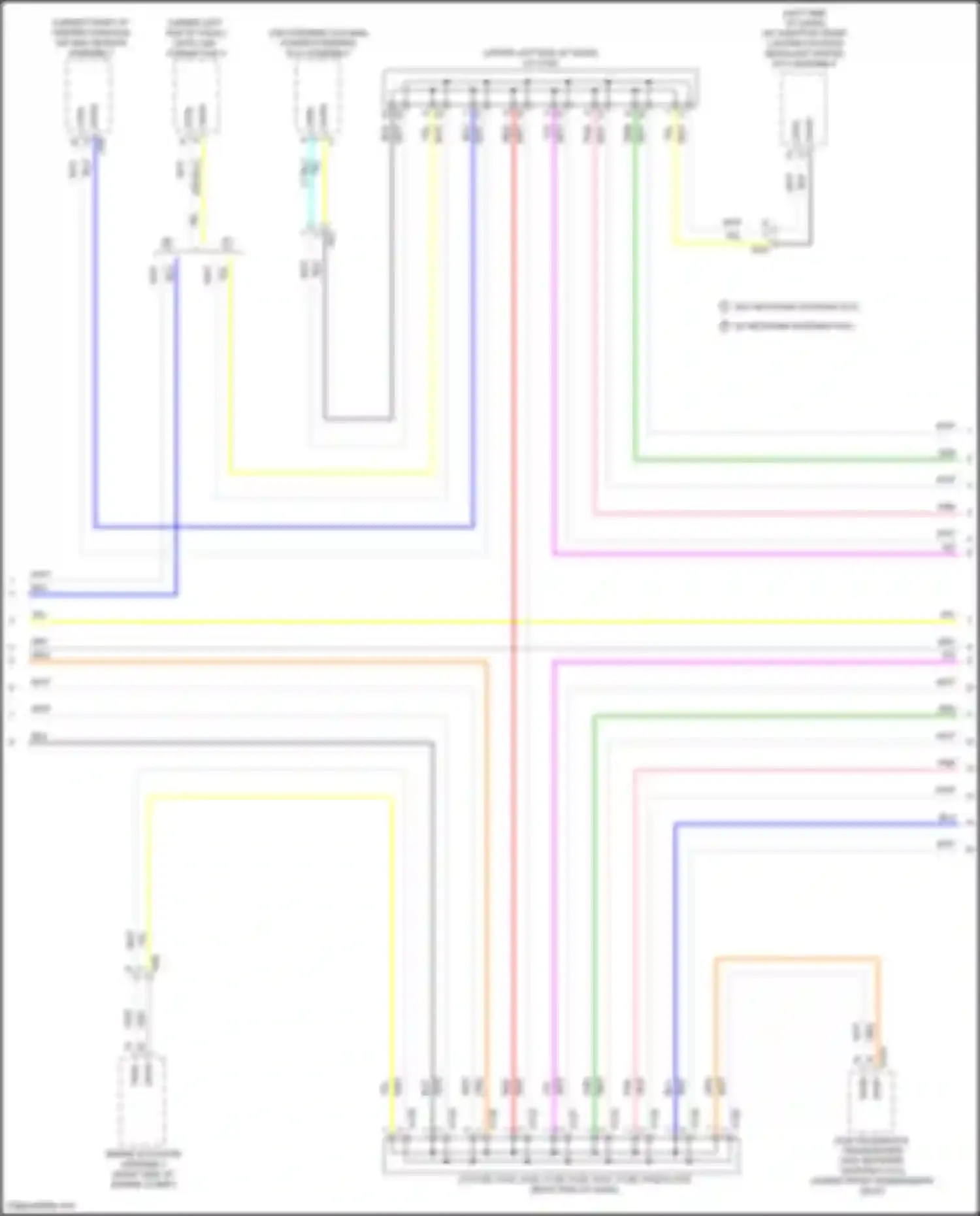 ES Lexus XV60 facelift (2015-2018): Body ecu circuit (2 of 4)