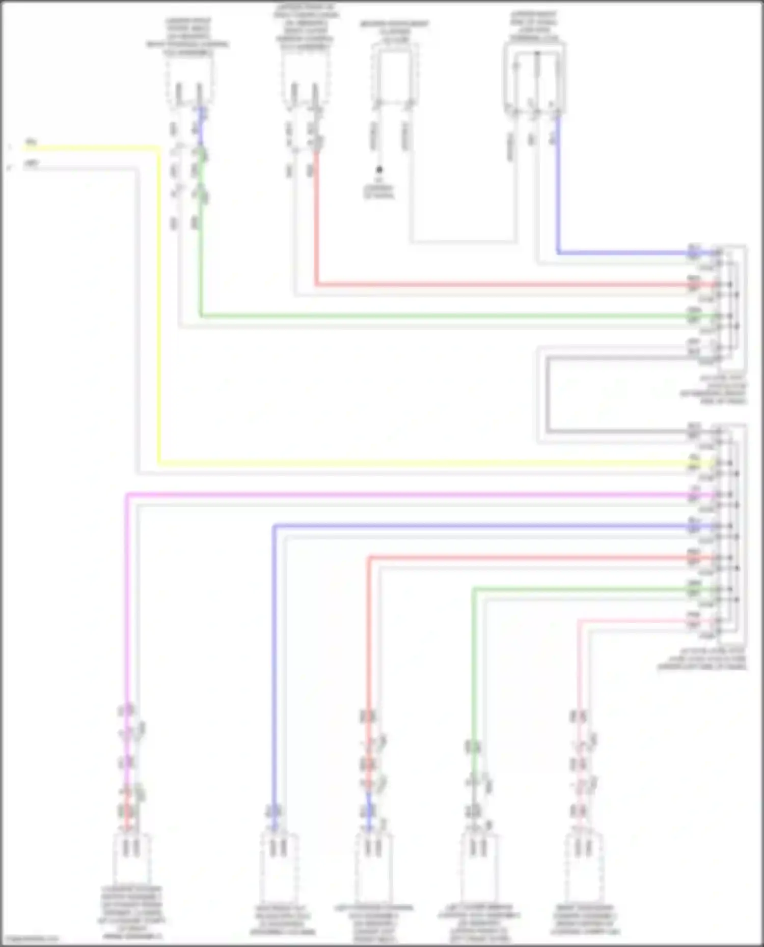 ES Lexus XV60 facelift (2015-2018): Body ecu circuit (4 of 4)
