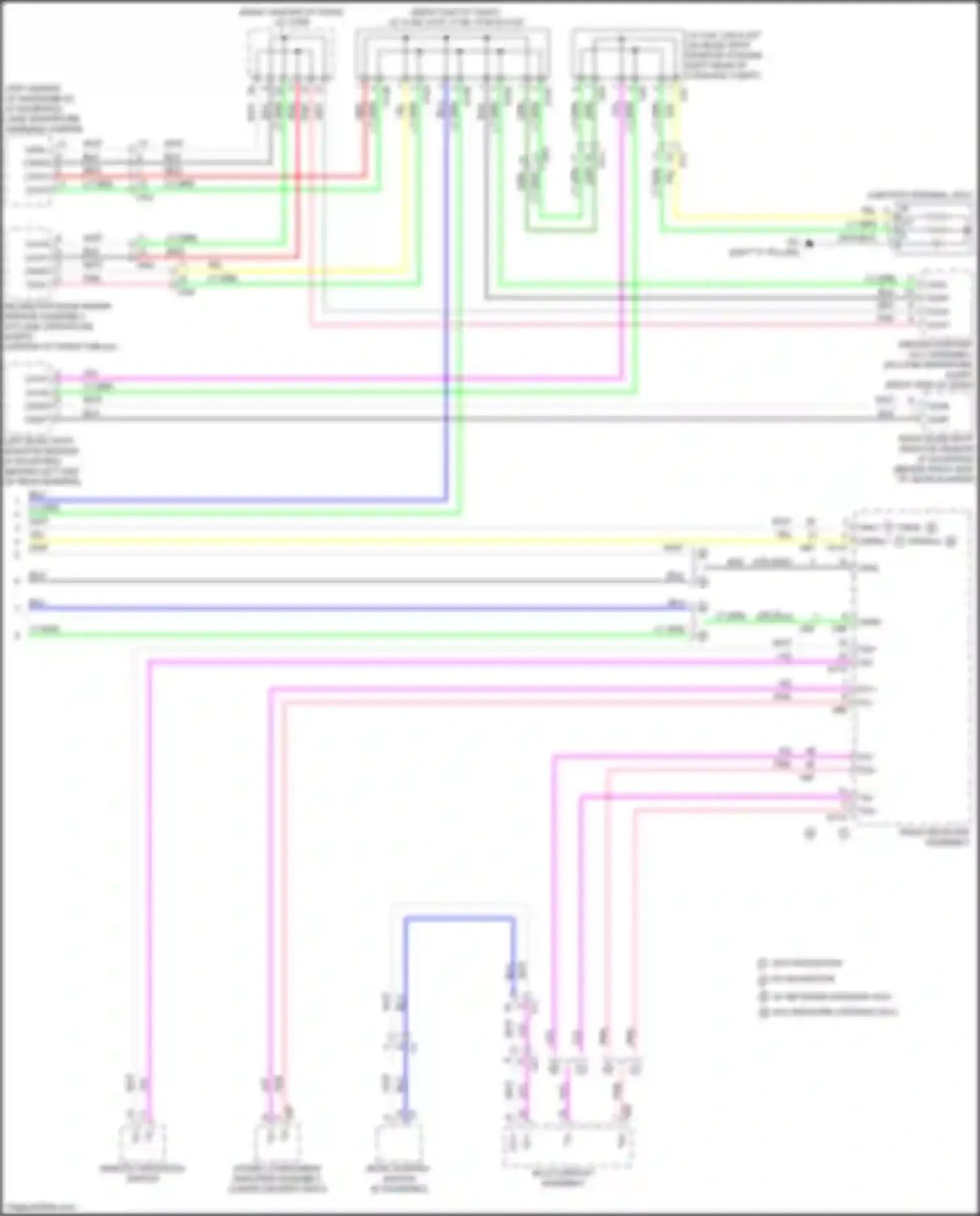 ES Lexus XV60 facelift (2015-2018): High/low bus circuit (4 of 4)
