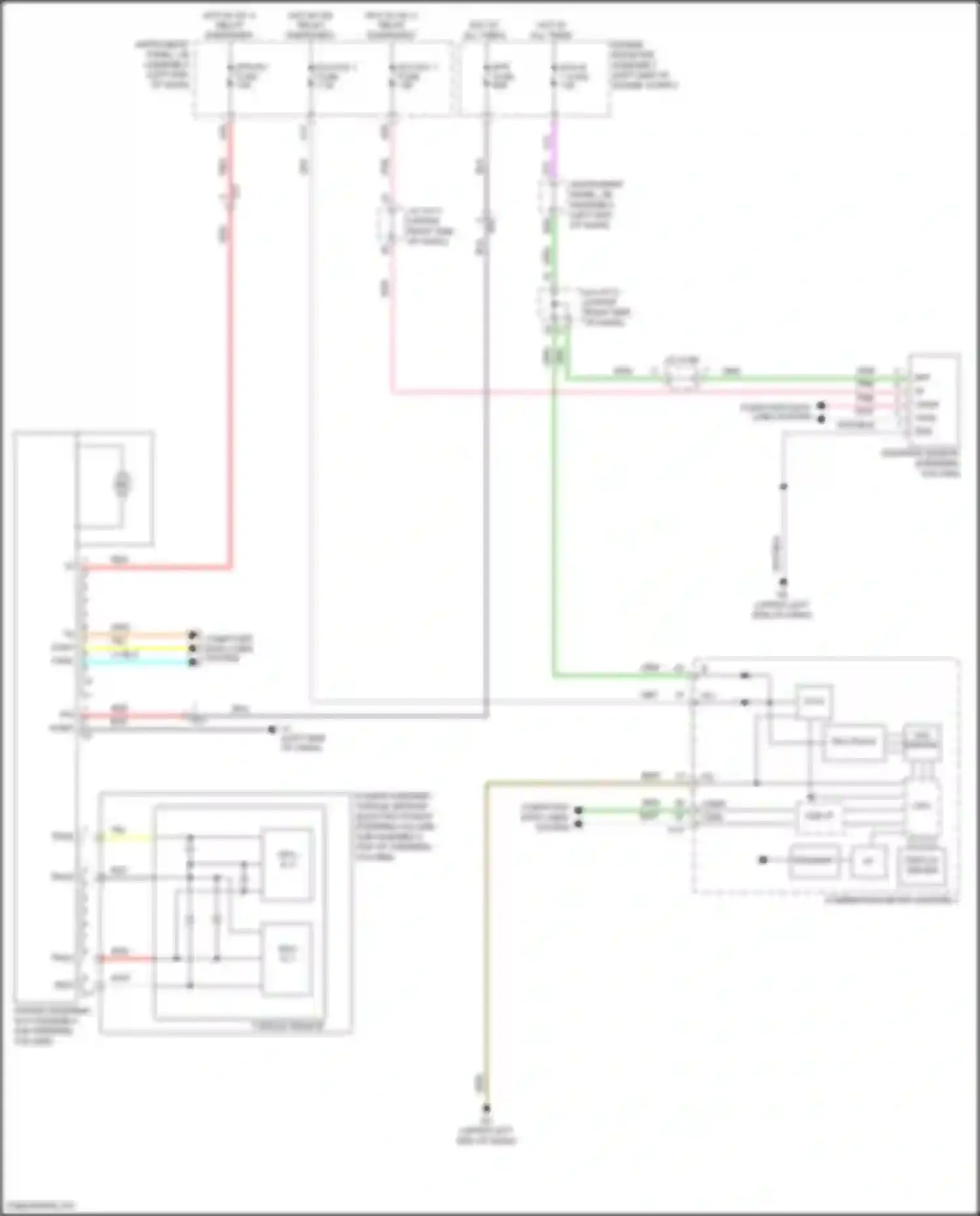ES Lexus XV60 facelift (2015-2018): Electronic power steering circuit
