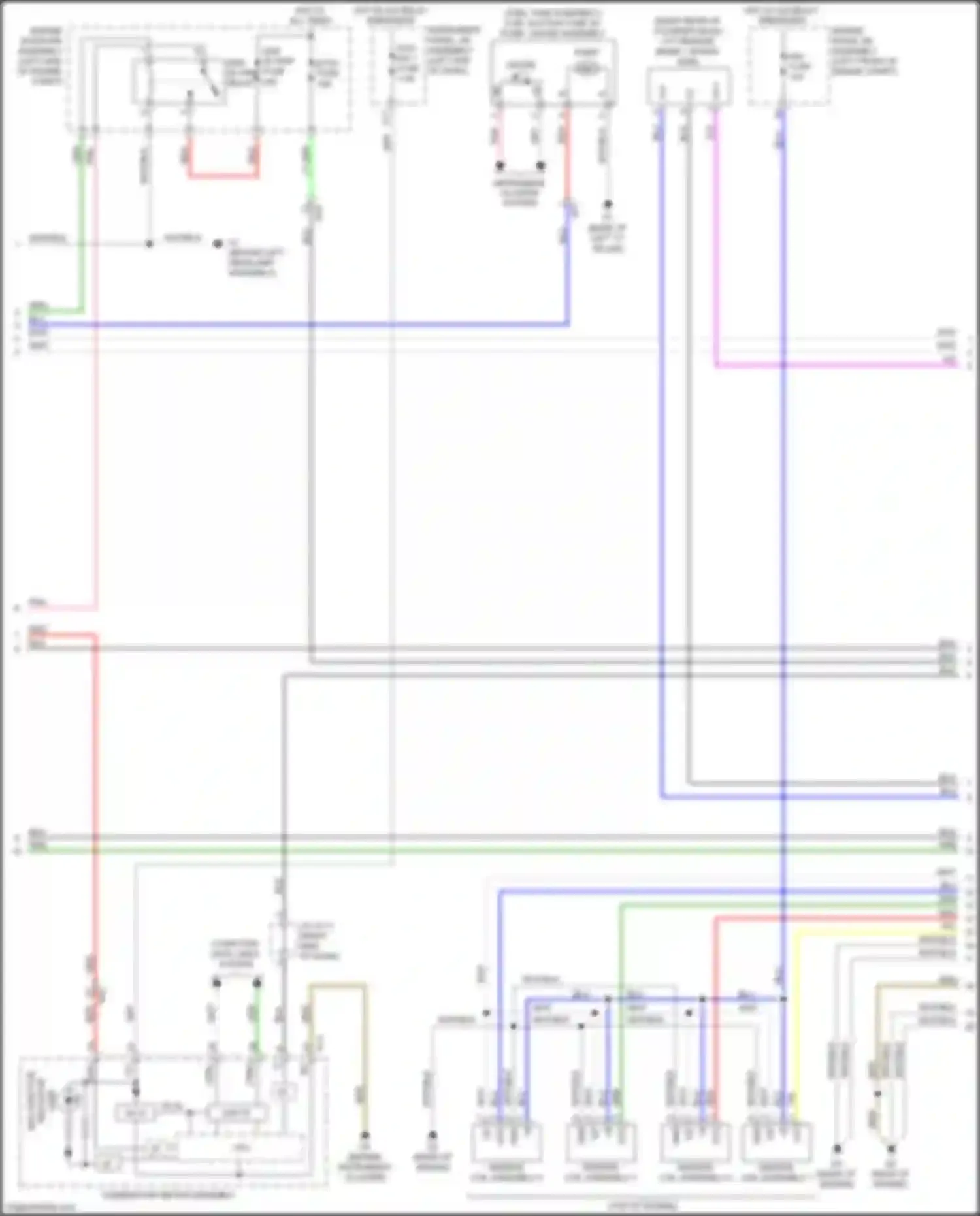 ES Lexus XV60 facelift (2015-2018): Wiring diagram engine performance 2.5l hybrid, engine controls circuit (2 of 4)
