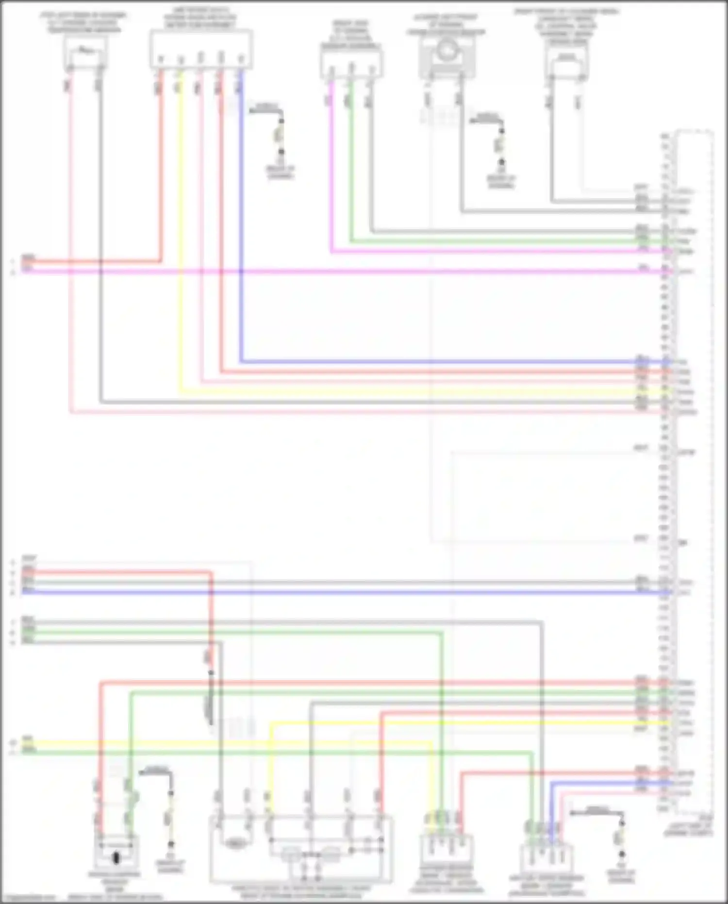 ES Lexus XV60 facelift (2015-2018): Wiring diagram engine performance 2.5l hybrid, engine controls circuit (4 of 4)