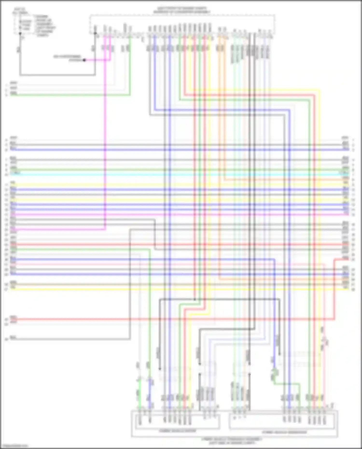 ES Lexus XV60 facelift (2015-2018): Wiring diagram engine performance 2.5l hybrid, hybrid system circuit (4 of 8)