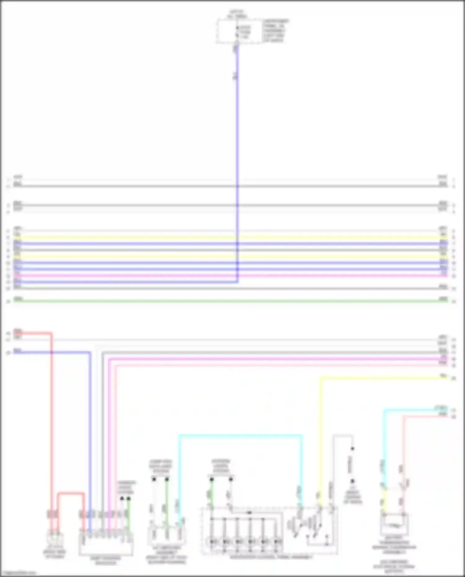 ES Lexus XV60 facelift (2015-2018): Wiring diagram engine performance 2.5l hybrid, hybrid system circuit (7 of 8)