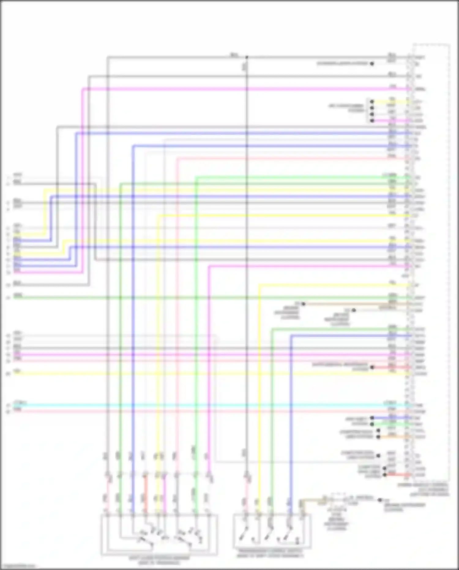 ES Lexus XV60 facelift (2015-2018): Wiring diagram engine performance 2.5l hybrid, hybrid system circuit (8 of 8)