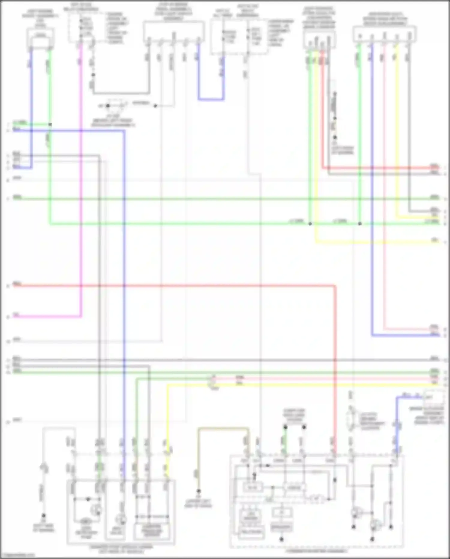 ES Lexus XV60 facelift (2015-2018): Wiring diagram engine performance 3.5l (2 of 5)