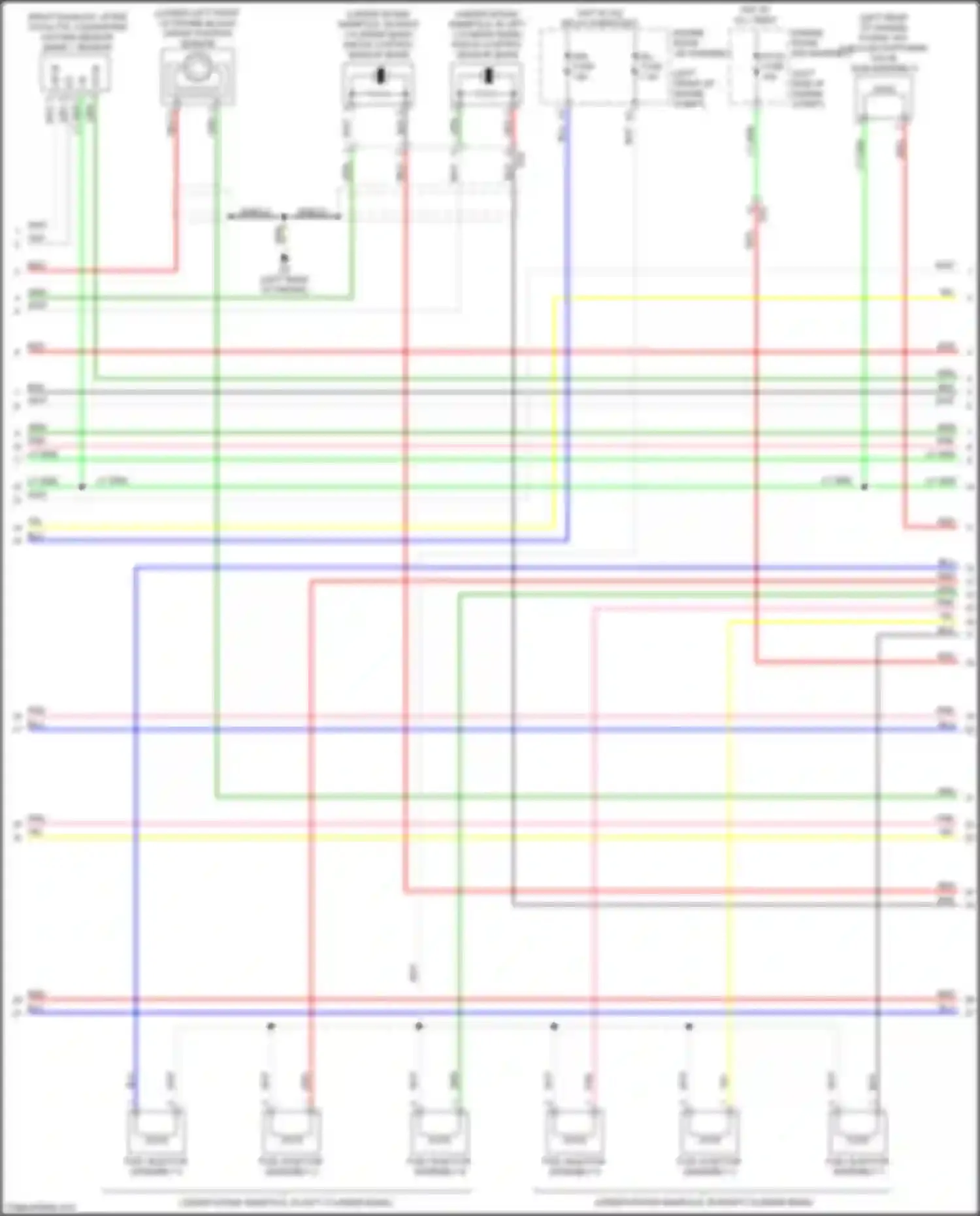 ES Lexus XV60 facelift (2015-2018): Wiring diagram engine performance 3.5l (4 of 5)