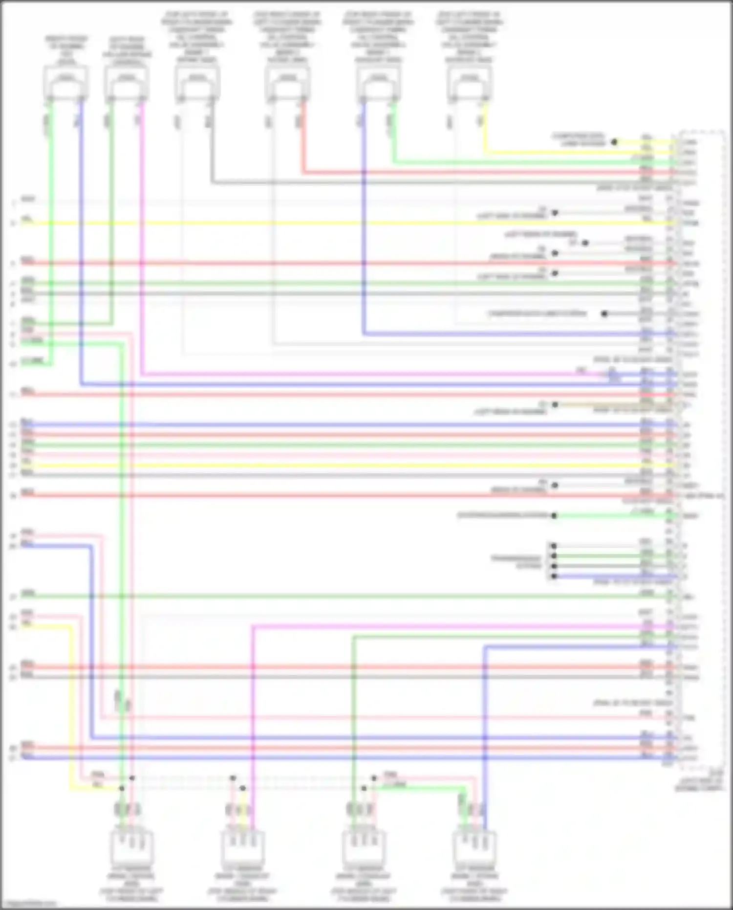 ES Lexus XV60 facelift (2015-2018): Wiring diagram engine performance 3.5l (5 of 5)