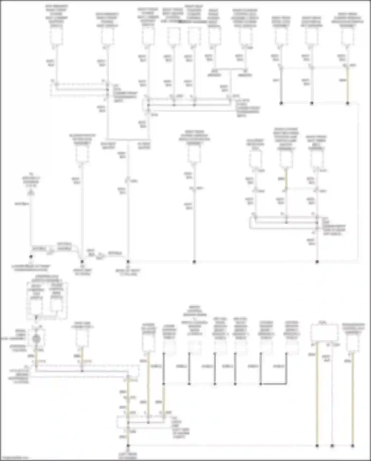 ES Lexus XV60 facelift (2015-2018): Ground distribution circuit (2 of 6)