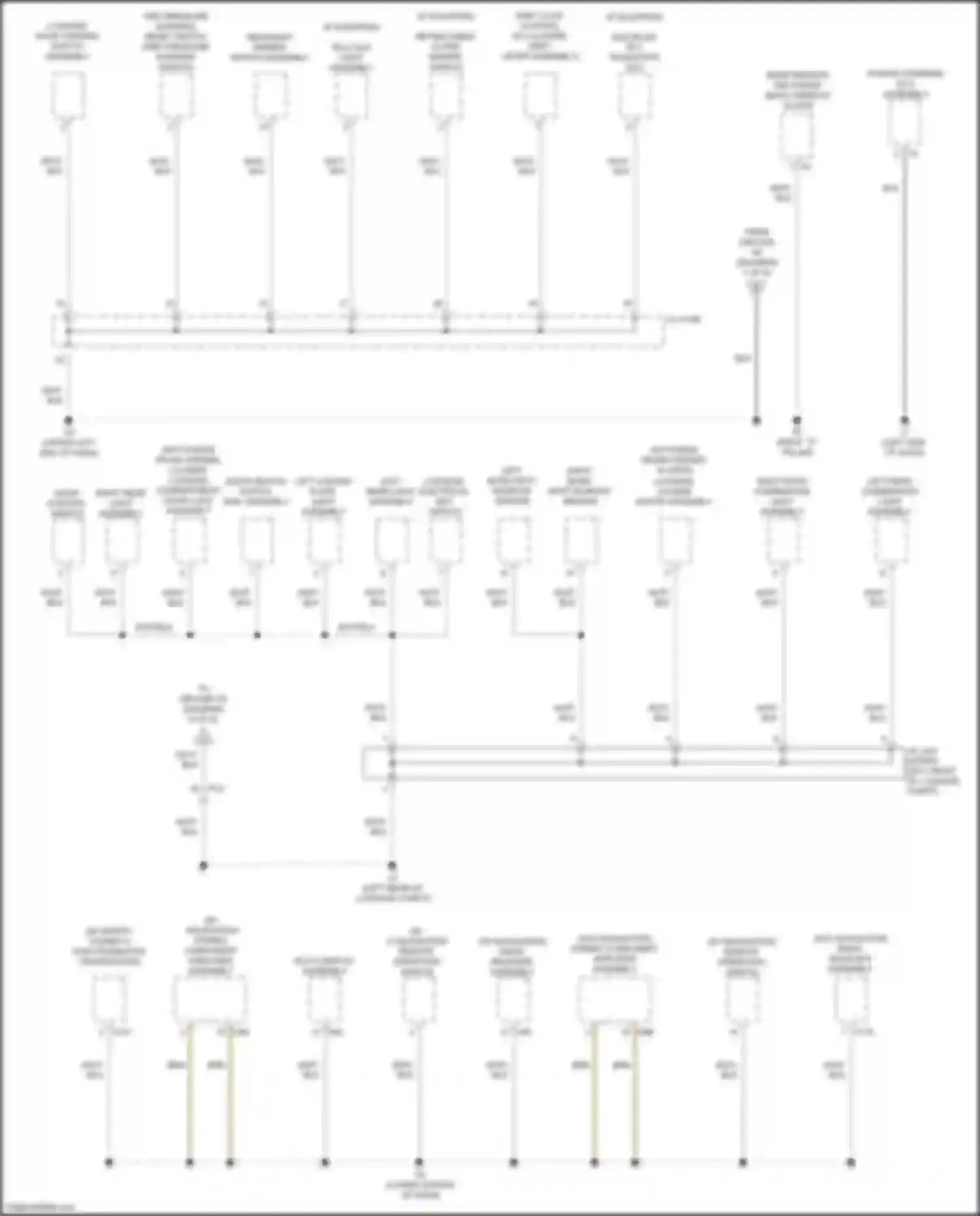 ES Lexus XV60 facelift (2015-2018): Ground distribution circuit (5 of 6)