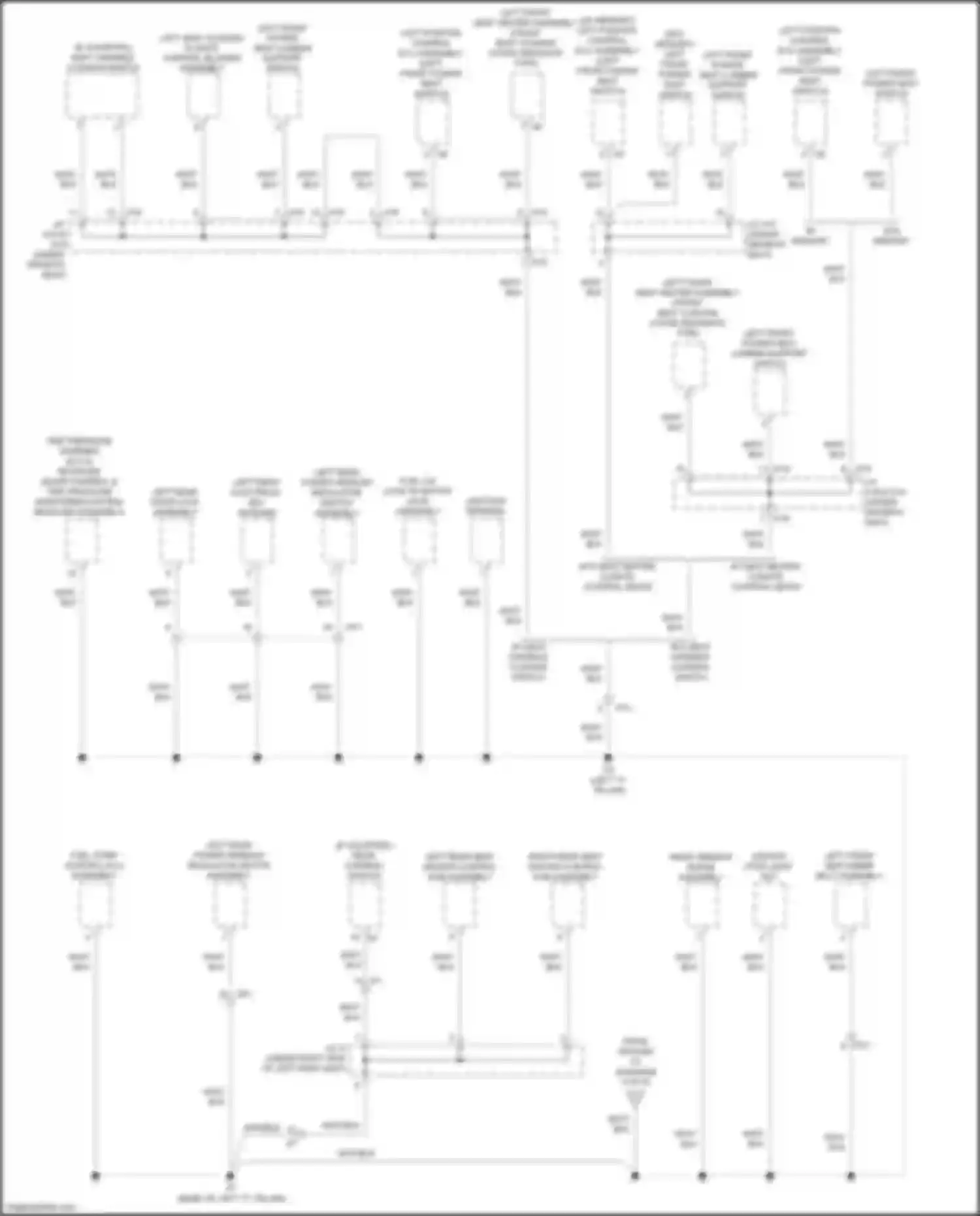 ES Lexus XV60 facelift (2015-2018): Ground distribution circuit (6 of 6)