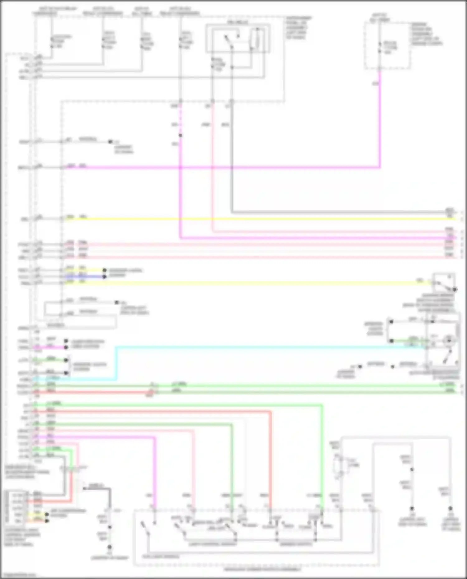 ES Lexus XV60 facelift (2015-2018): Headlamps circuit (1 of 2)
