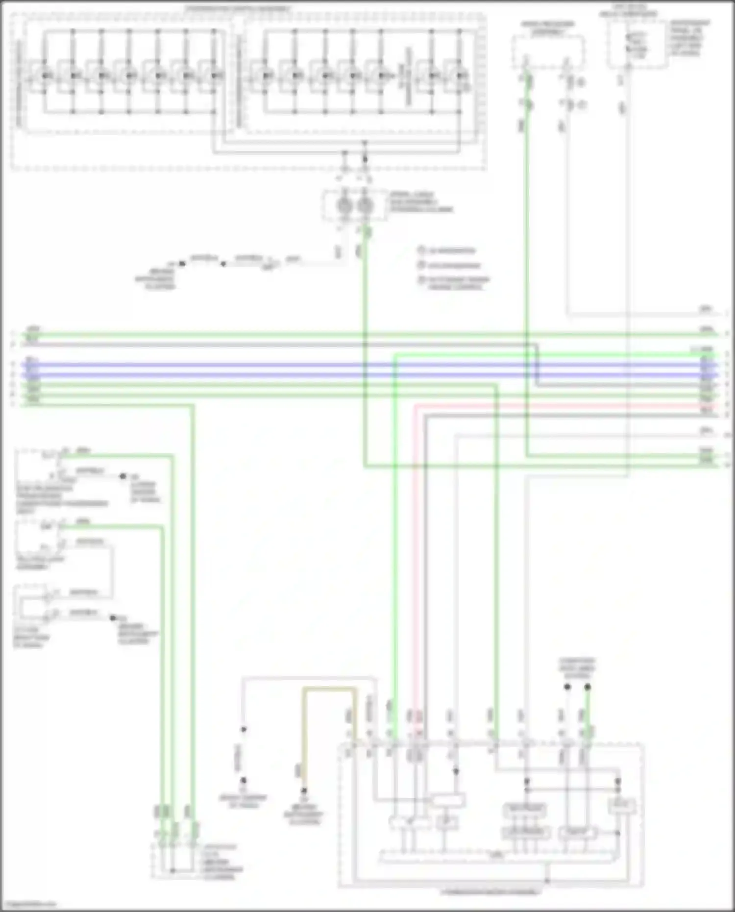 ES Lexus XV60 facelift (2015-2018): Instrument illumination circuit (2 of 5)