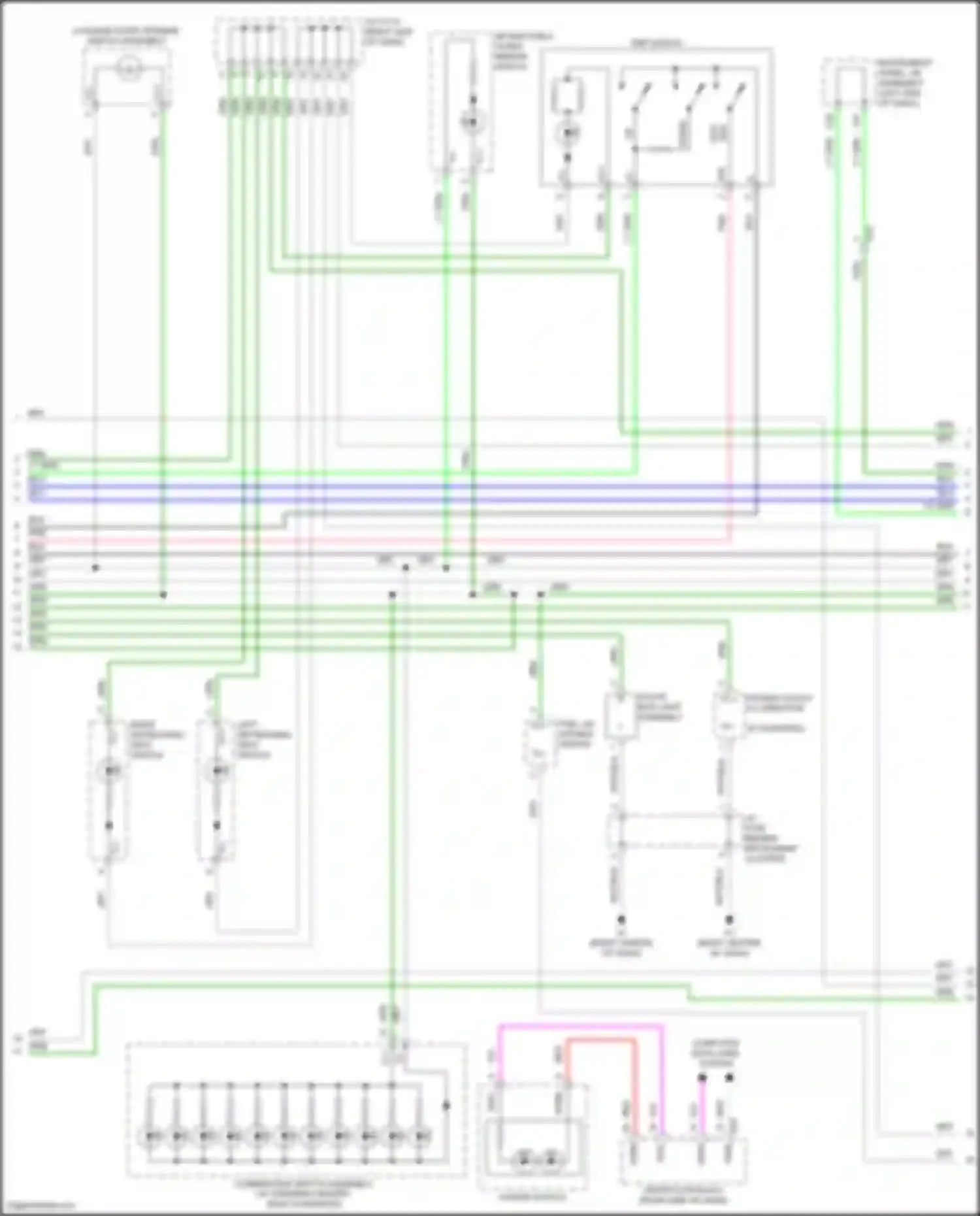 ES Lexus XV60 facelift (2015-2018): Instrument illumination circuit (4 of 5)
