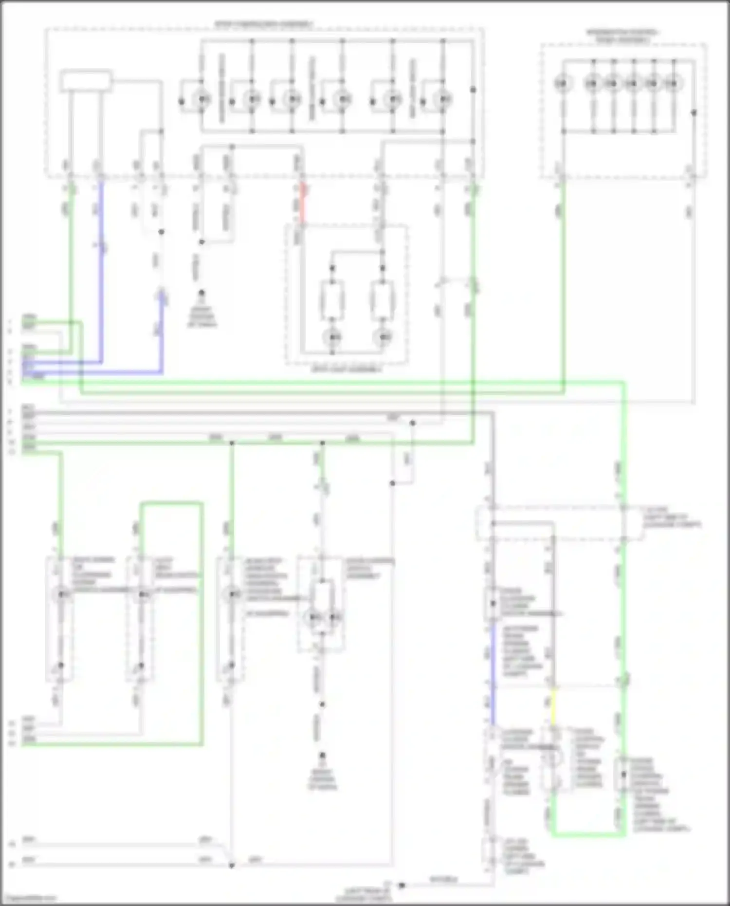 ES Lexus XV60 facelift (2015-2018): Instrument illumination circuit (5 of 5)