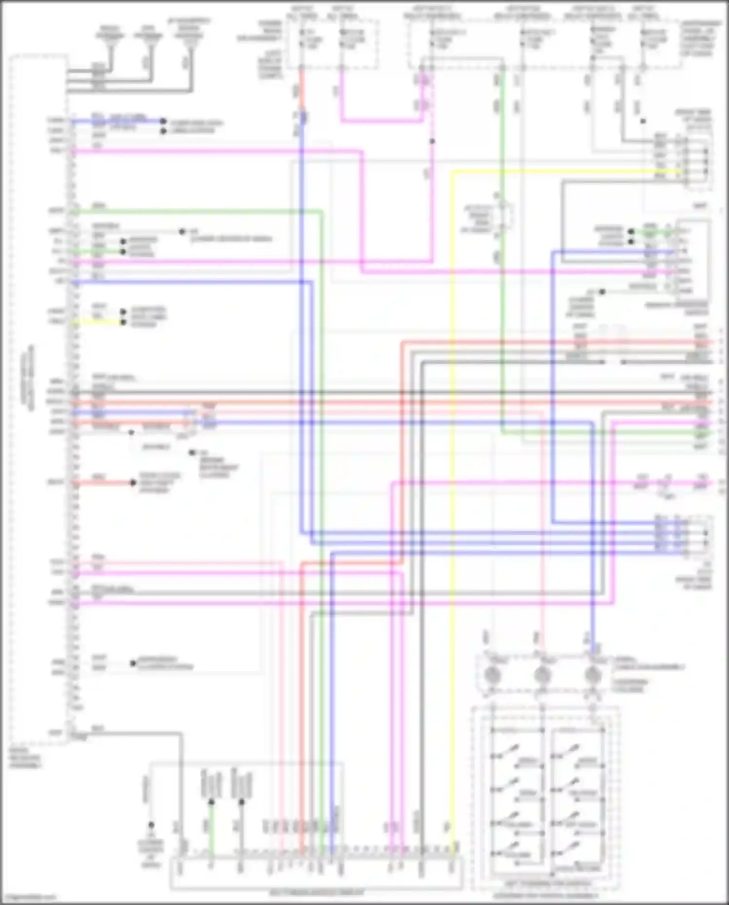ES Lexus XV60 facelift (2015-2018): Radio circuit, w/ navigation (1 of 3)