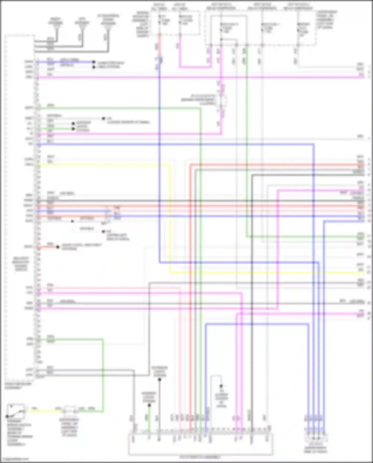 ES Lexus XV60 facelift (2015-2018): Radio circuit, w/ navigation (1 of 5)