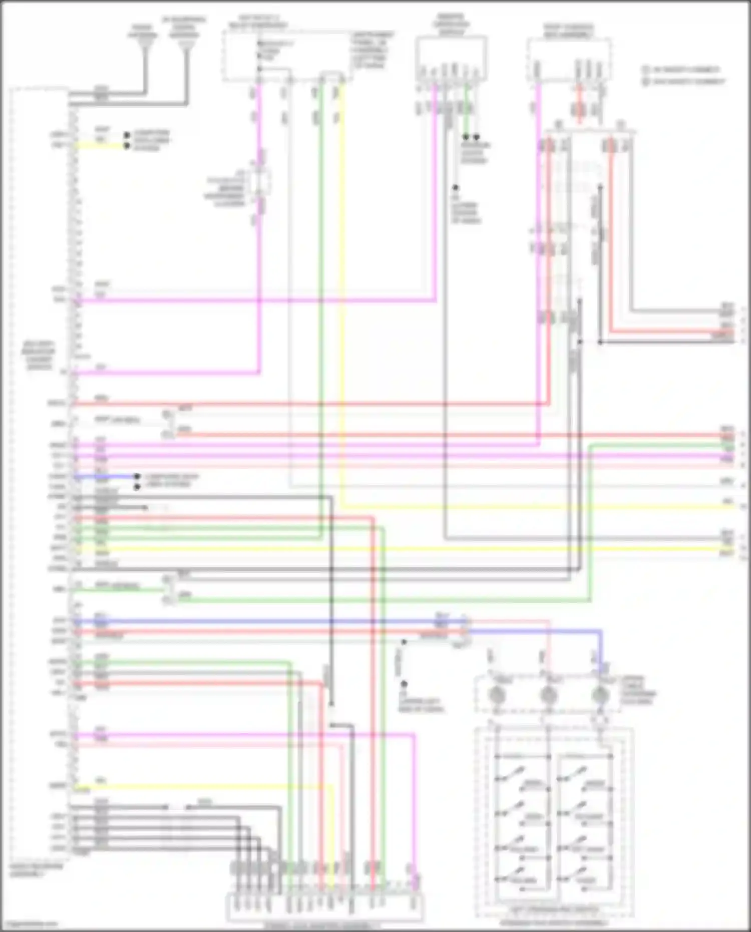 ES Lexus XV60 facelift (2015-2018): Radio circuit, w/o navigation (1 of 4)