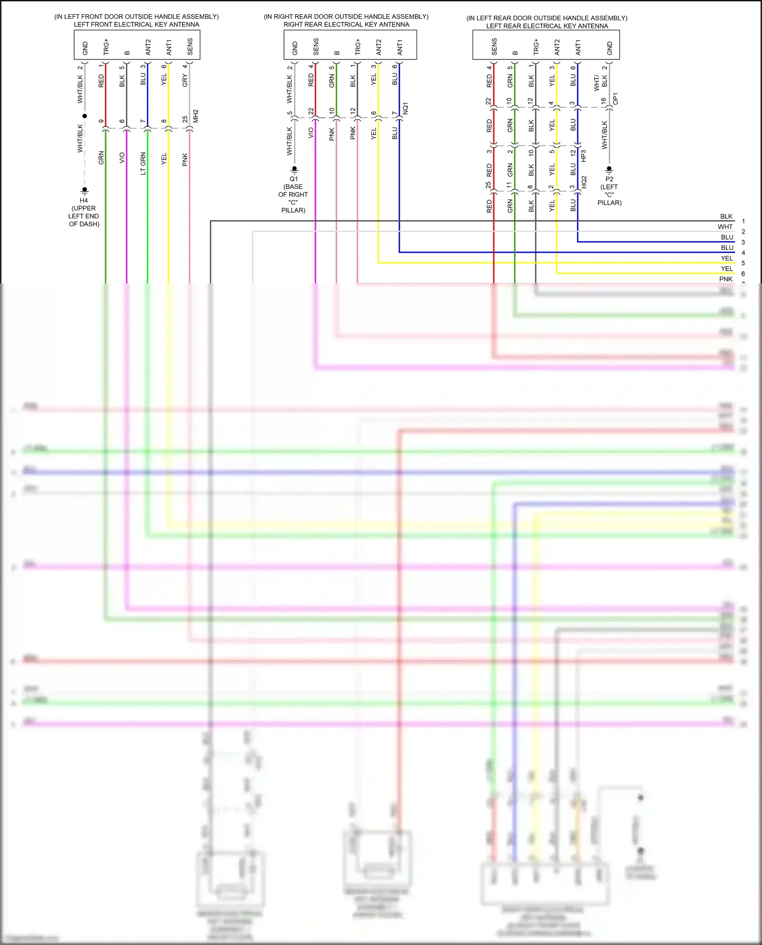 Wiring diagram blk for Lexus ES XV60 facelift (2015-2018) (74 of 154)