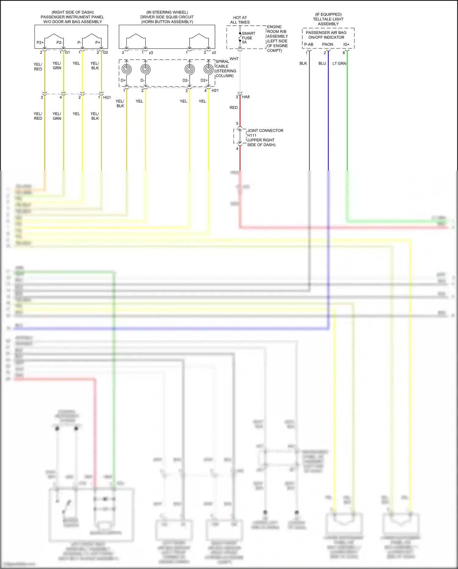 Wiring diagram blk for Lexus ES XV60 facelift (2015-2018) (81 of 154)