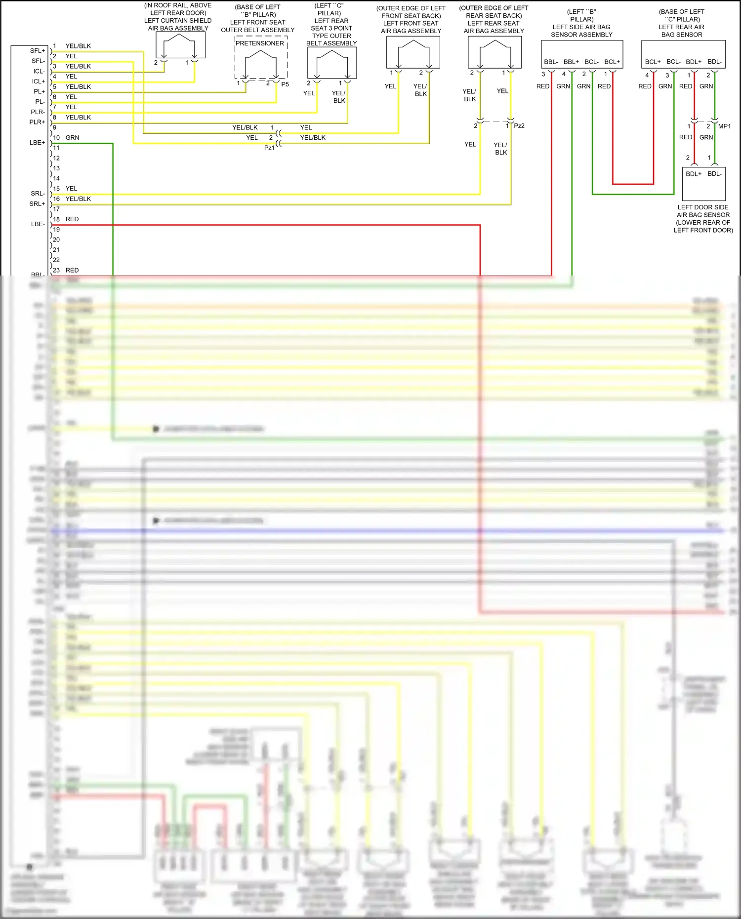 Wiring diagram blu for Lexus ES XV60 facelift (2015-2018) (48 of 151)