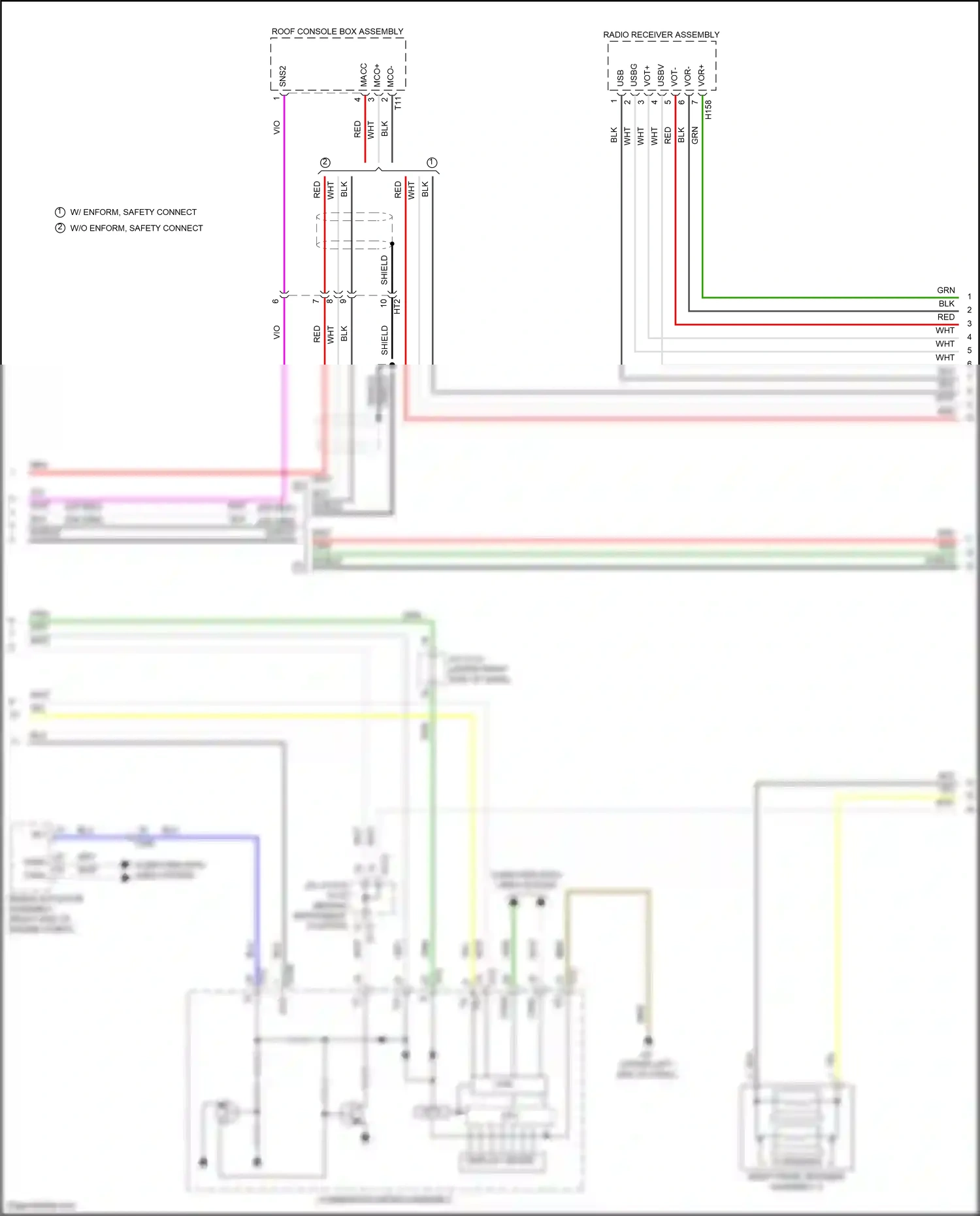 Wiring diagram brn for Lexus ES XV60 facelift (2015-2018) (64 of 83)