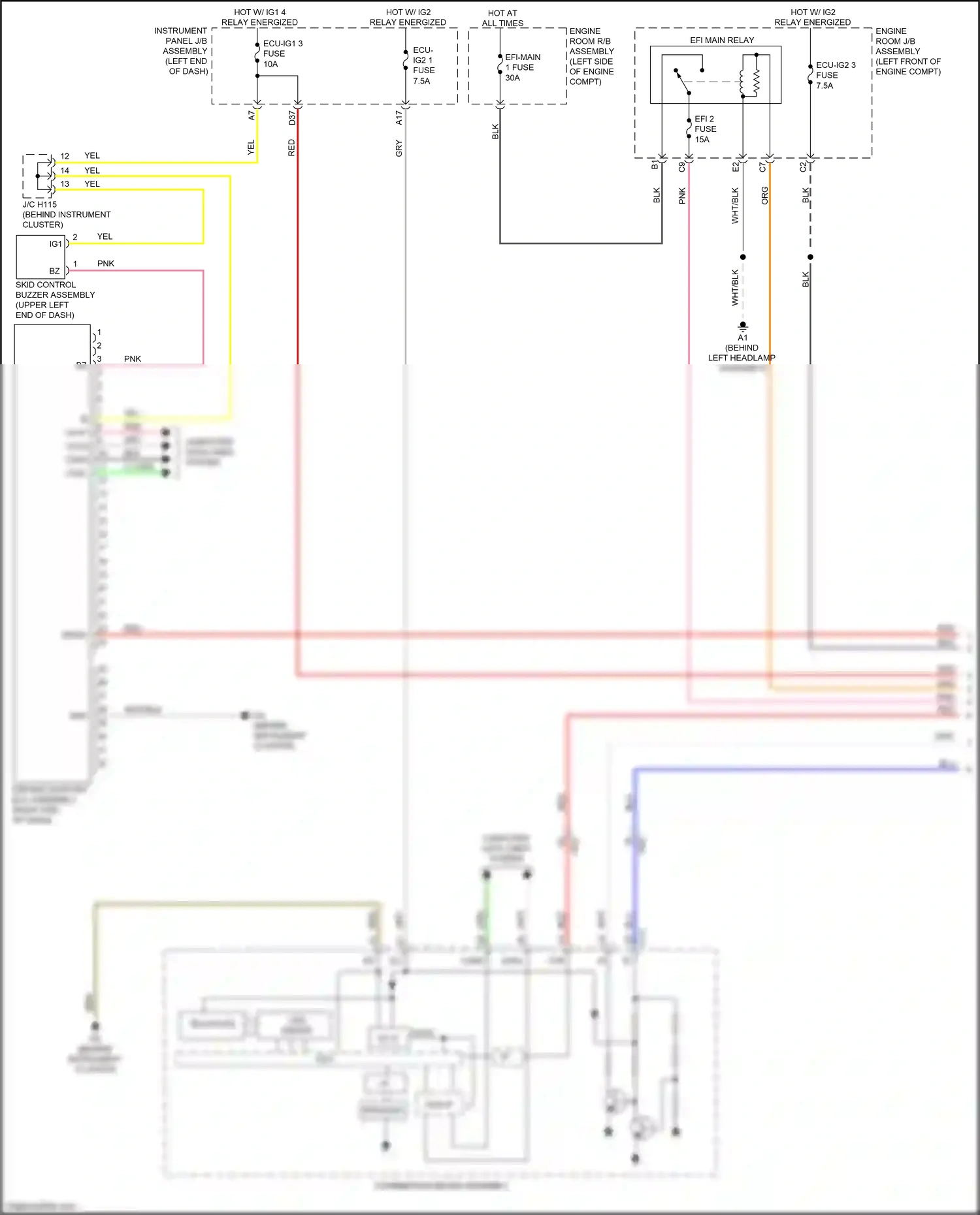 Wiring diagram computer data lines system for Lexus ES XV60 facelift (2015-2018) (32 of 107)
