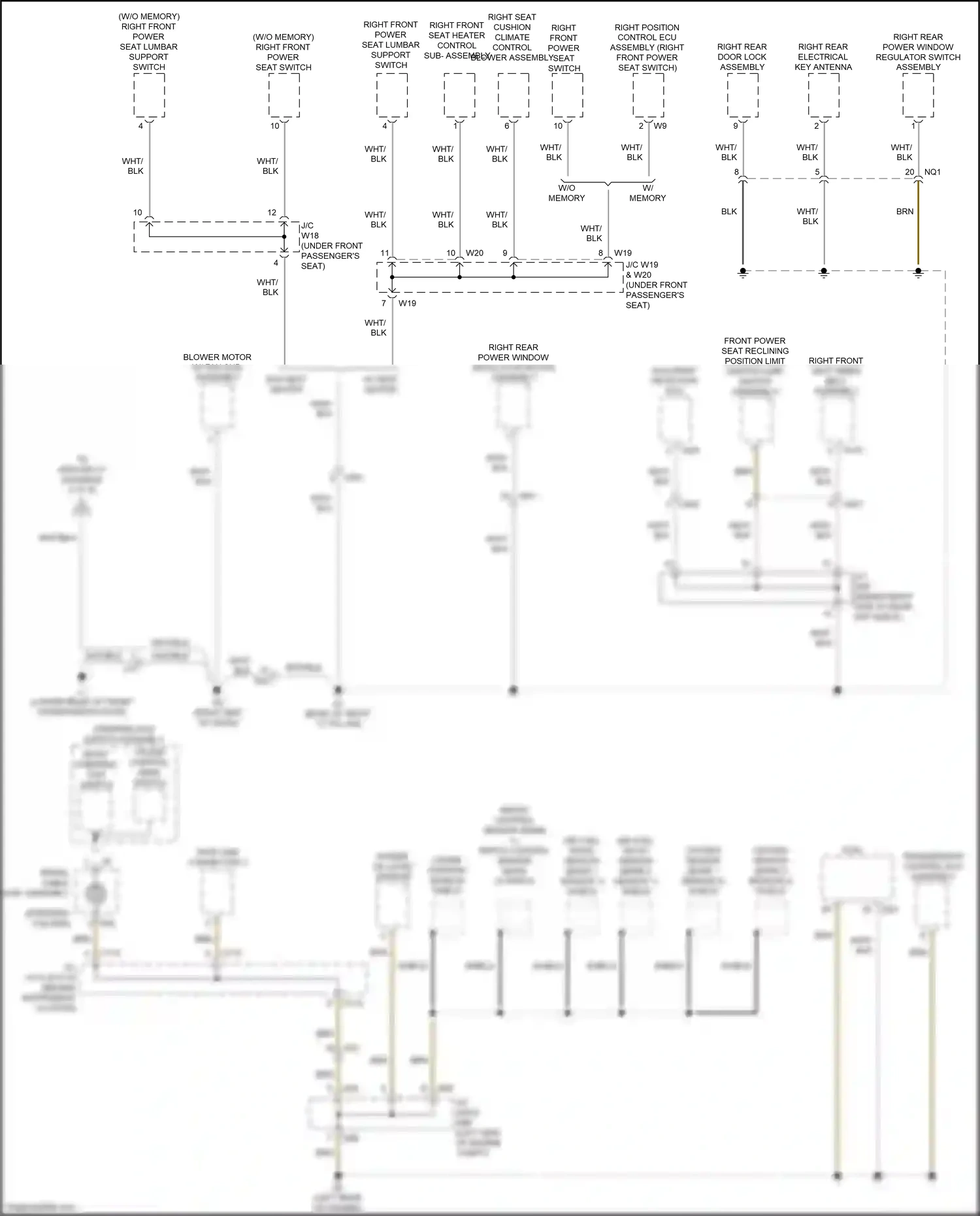 Wiring diagram crank position sensor shield for Lexus ES XV60 facelift (2015-2018) (1 of 1)