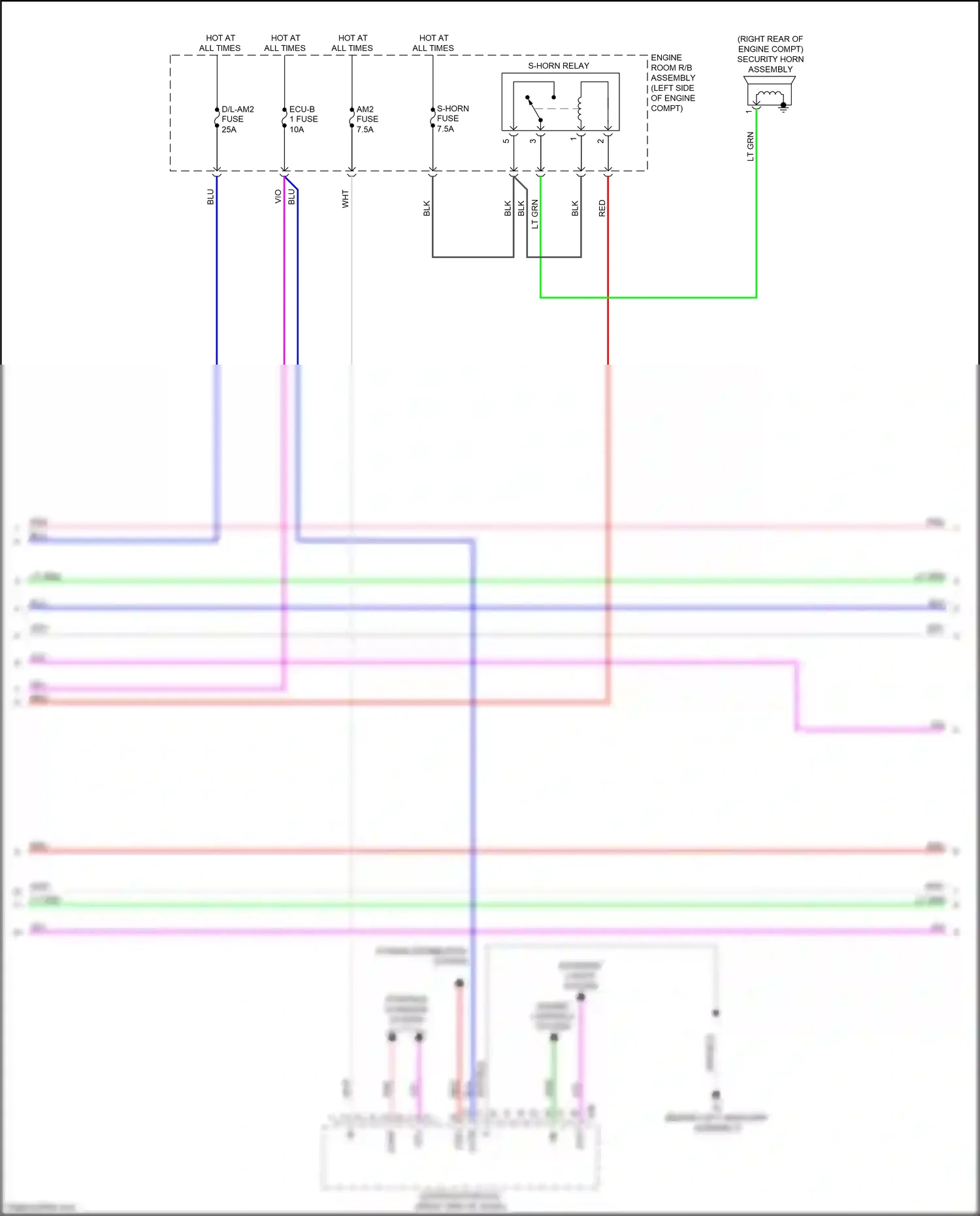 Wiring diagram grn for Lexus ES XV60 facelift (2015-2018) (74 of 151)