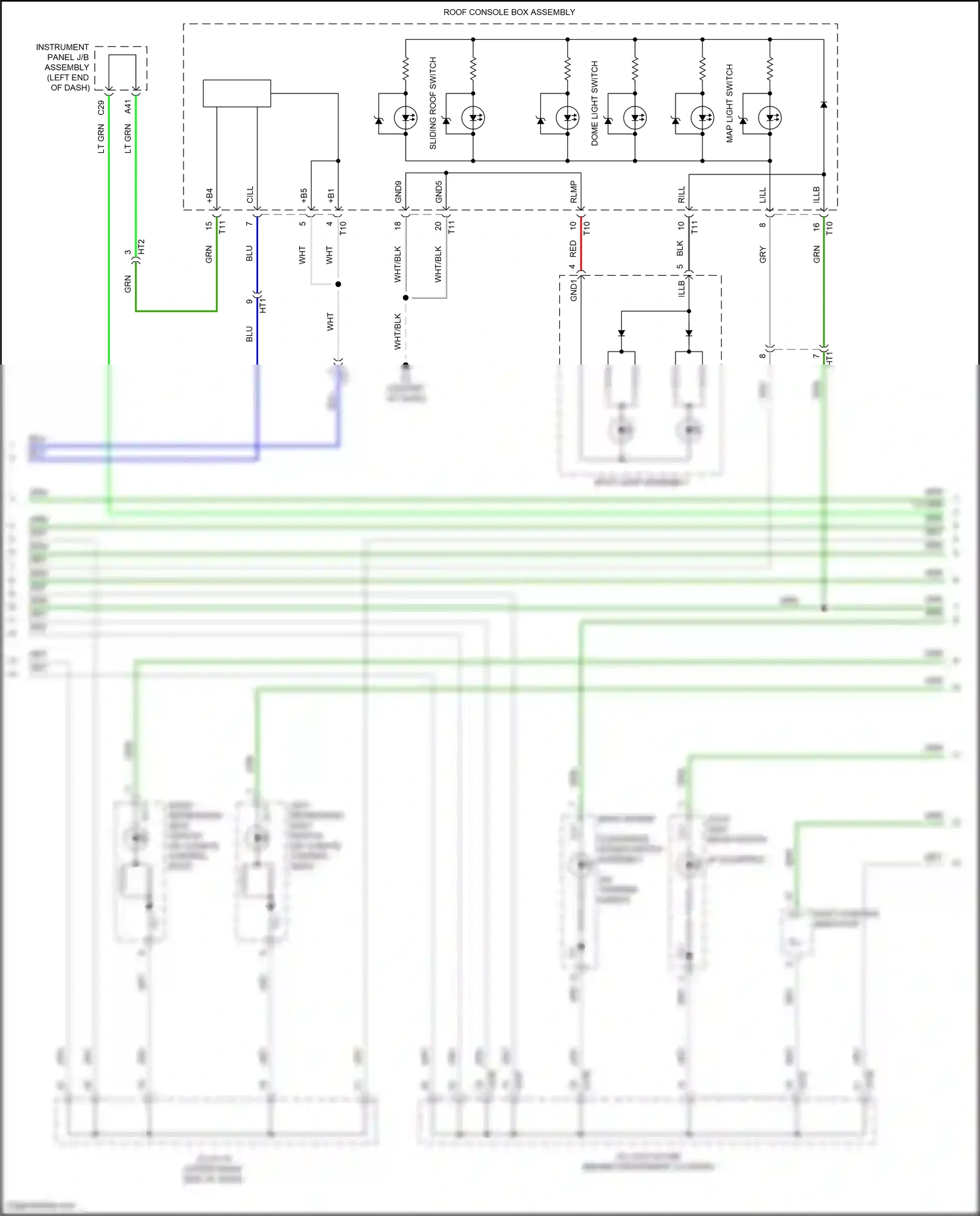 Wiring diagram grn for Lexus ES XV60 facelift (2015-2018) (139 of 151)