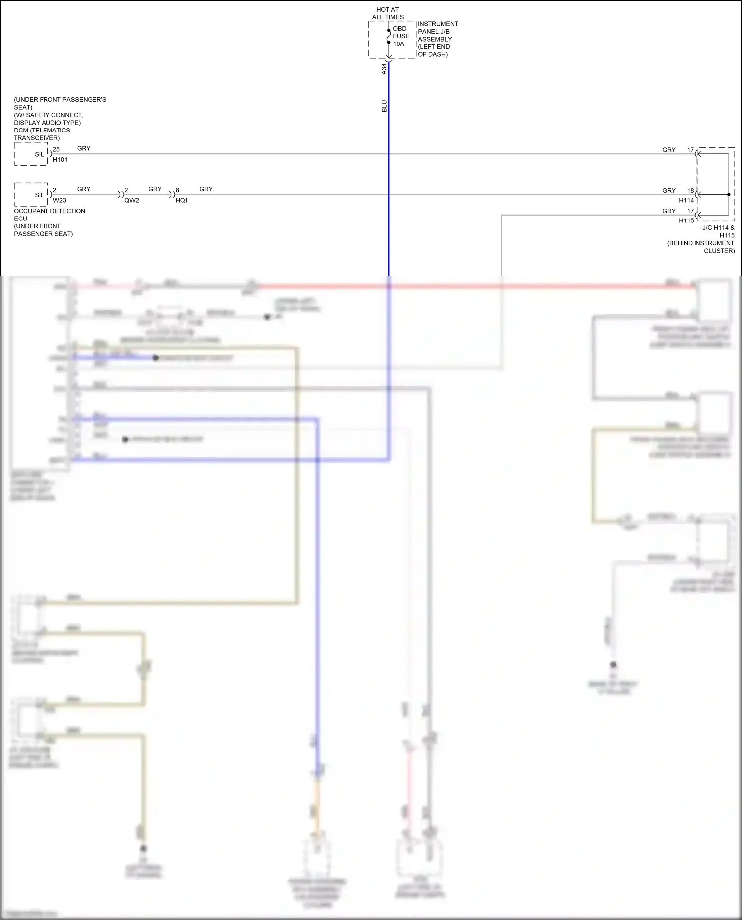Wiring diagram gry for Lexus ES XV60 facelift (2015-2018) (4 of 144)