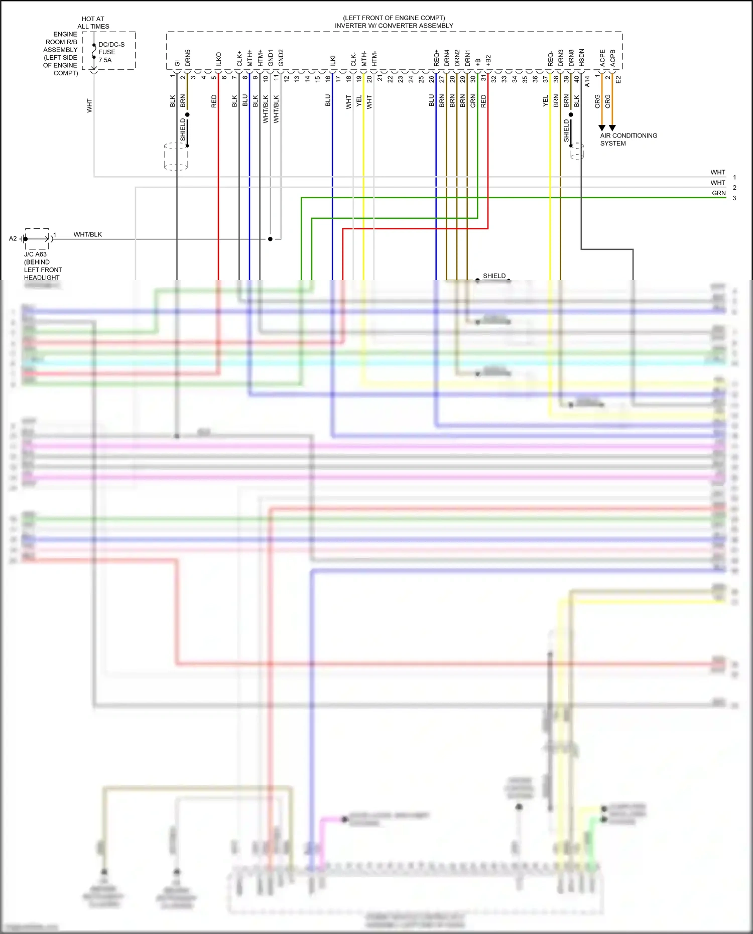 Wiring diagram htm- for Lexus ES XV60 facelift (2015-2018) (1 of 2)