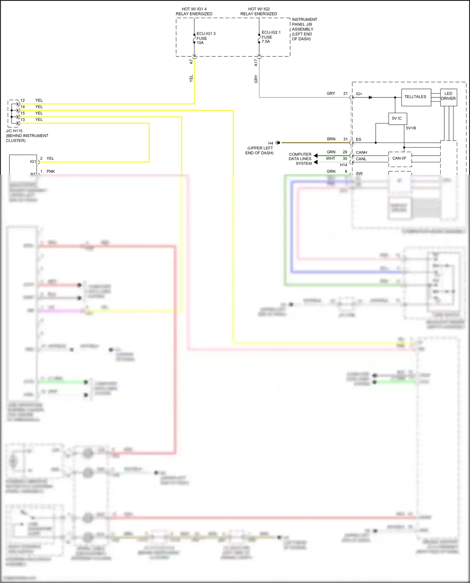 Wiring diagram (if for Lexus ES XV60 facelift (2015-2018) (7 of 23)