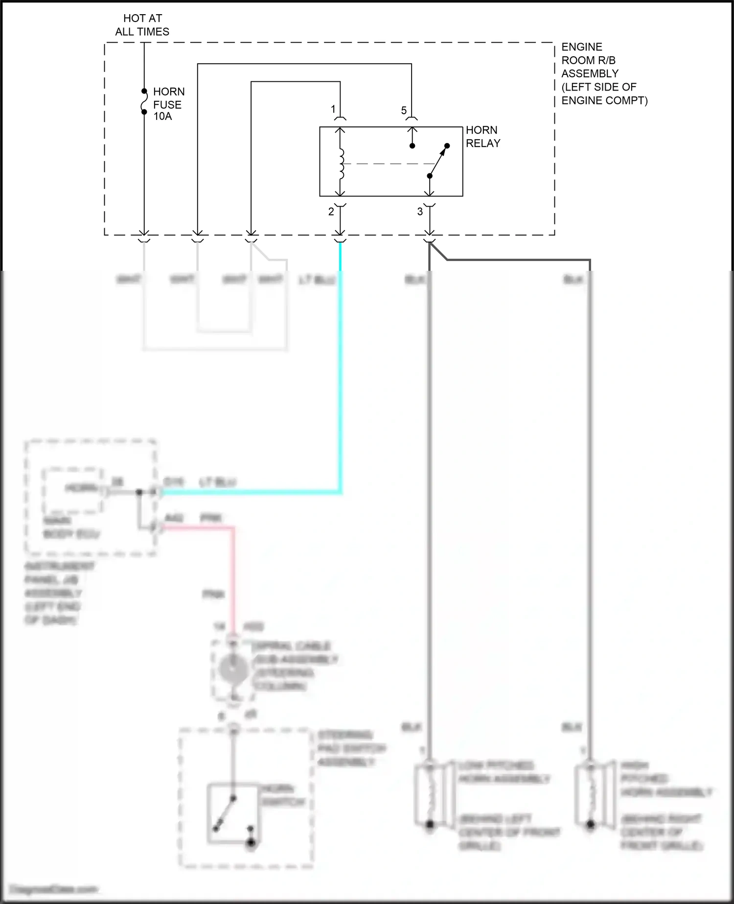 Wiring diagram lt blu for Lexus ES XV60 facelift (2015-2018) (37 of 67)